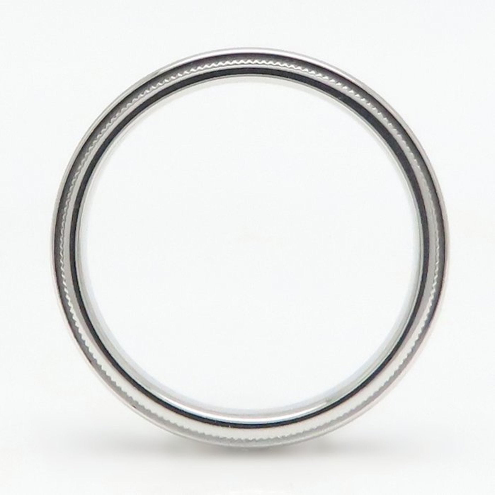 Tiffany Platinum Platinum 950 Band Ring (Pre-Owned)