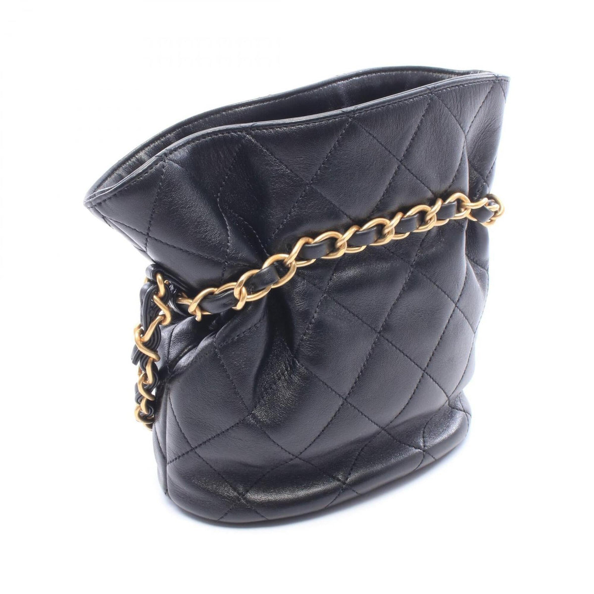 Chanel Black Leather Shoulder Bag (Pre-Owned)