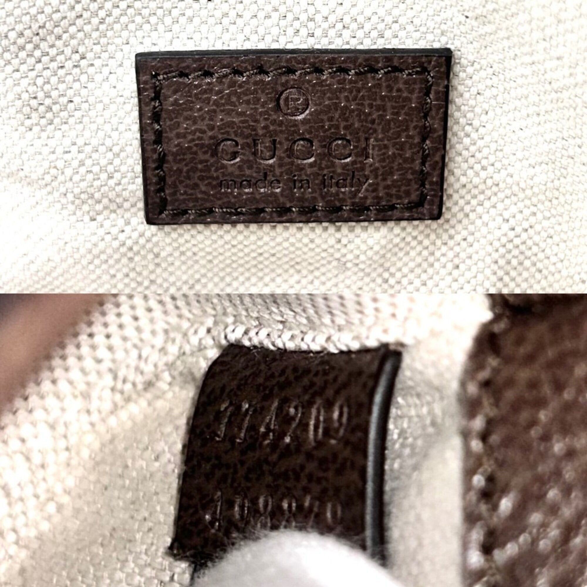 Gucci Beige Gg Supreme Canvas Handbag Shoulder Bag (Pre-Owned)