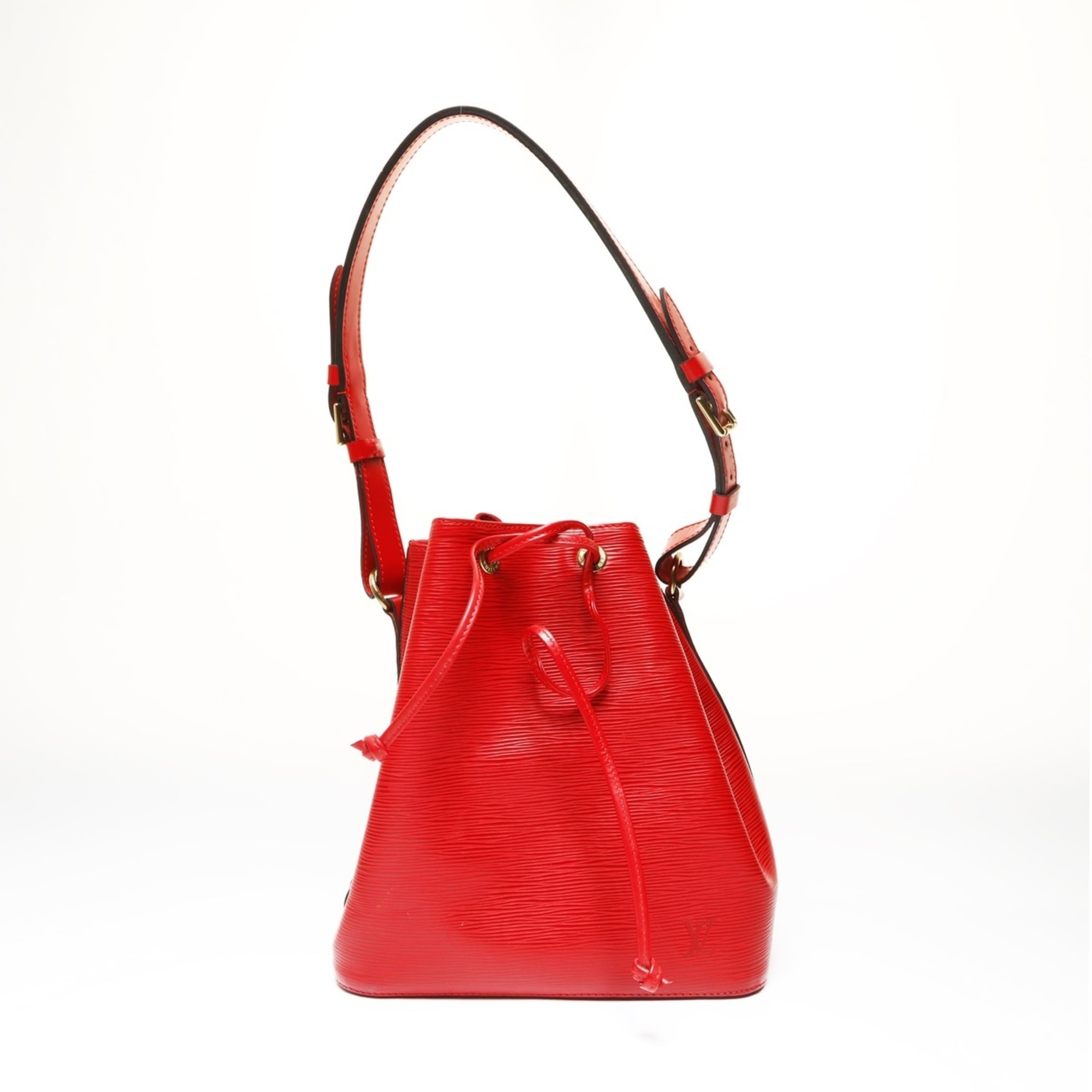 Louis Vuitton Red Color Epi Leather Shoulder Bag (Pre-Owned)