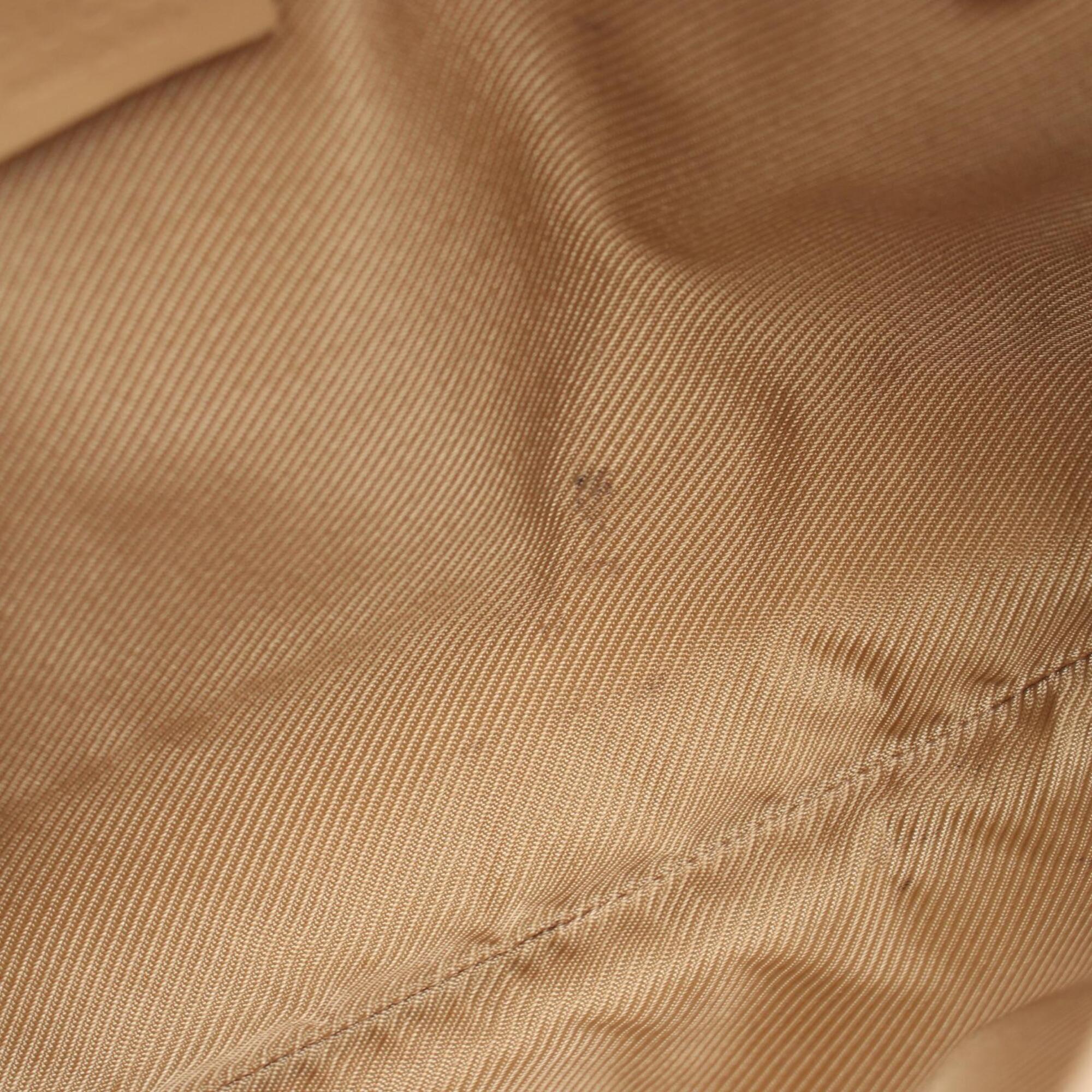 Gucci Beige Suede Leather Shoulder Bag (Pre-Owned)