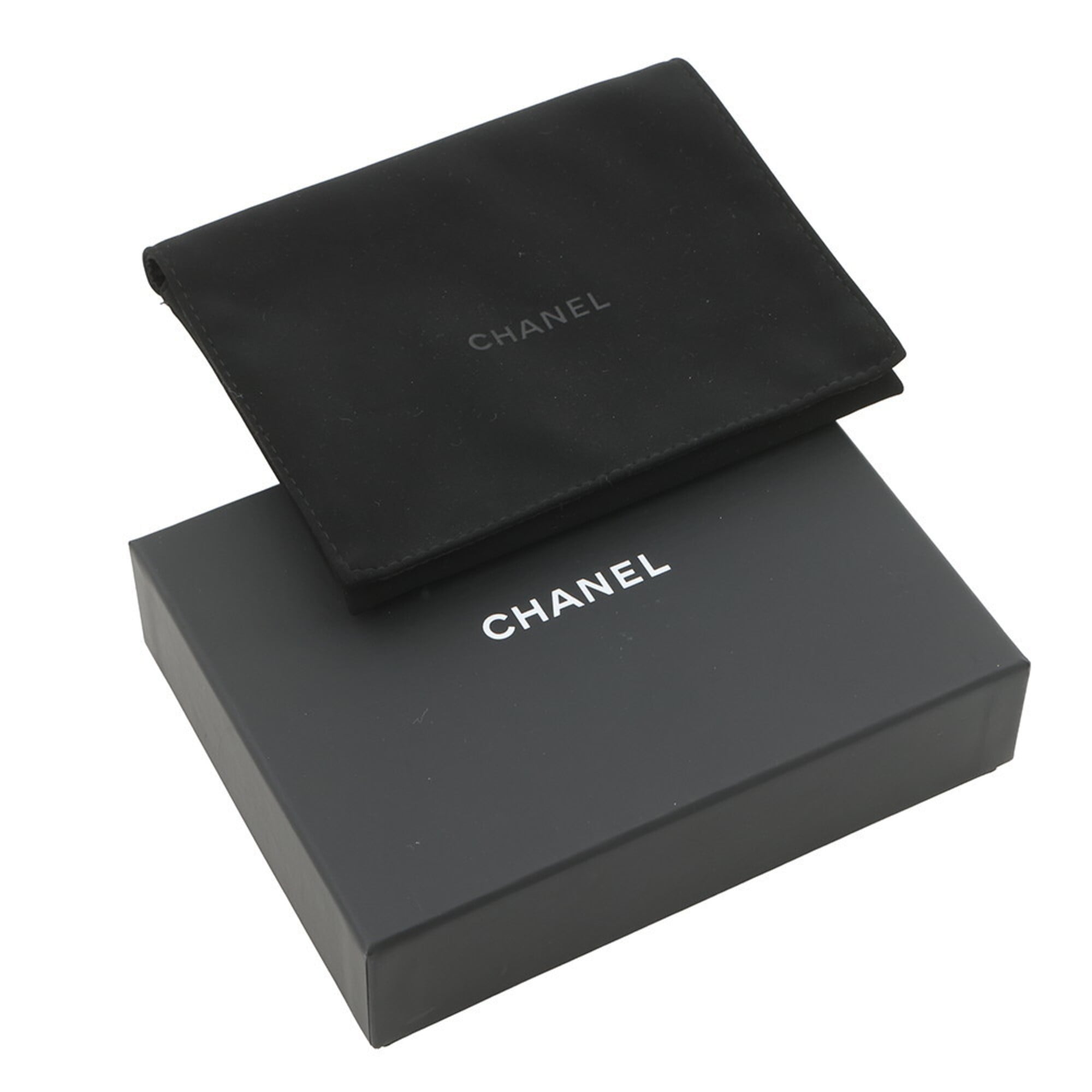 Chanel Black Grained Calfskin Coin Purse/Coin Case (Pre-Owned)