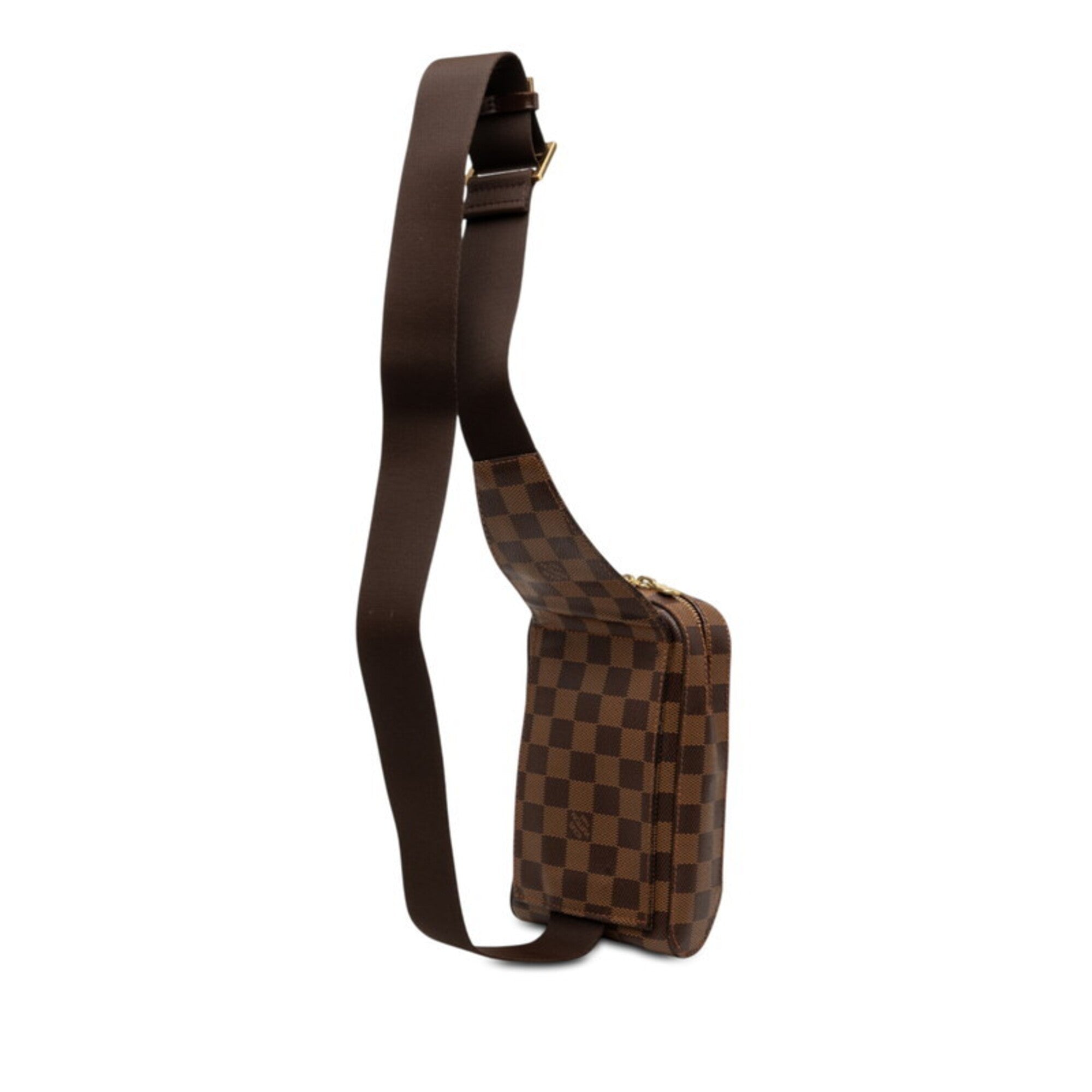 Louis Vuitton Damier Brown Pvc Leather Shoulder Bag Sling Bag (Pre-Owned)
