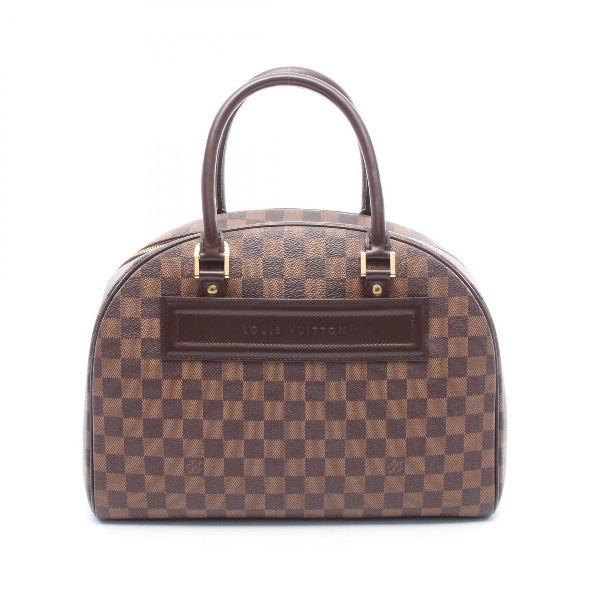Louis Vuitton Brown Coated Canvas Leather Handbag (Pre-Owned)