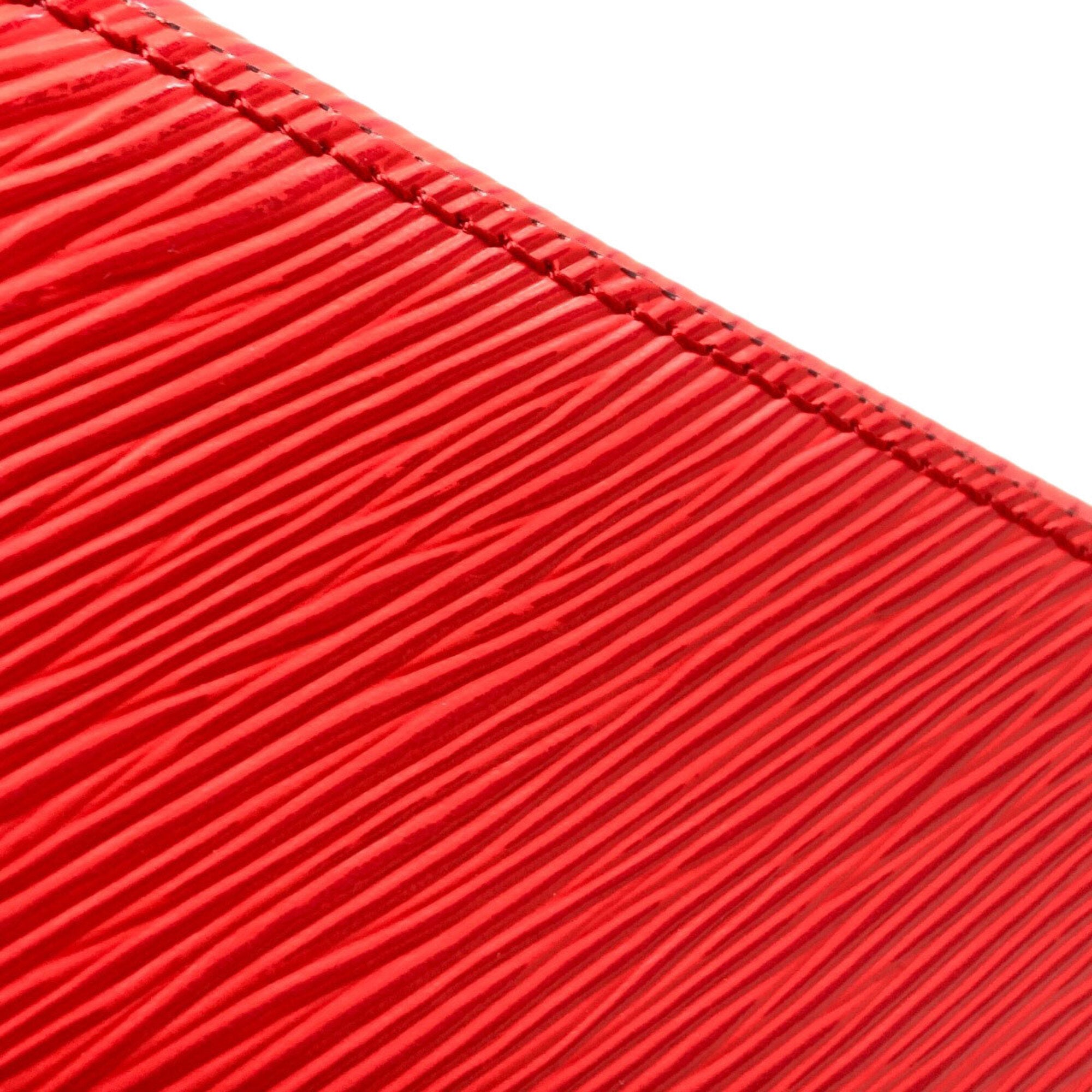 Louis Vuitton Red Color Epi Leather Handbag (Pre-Owned)