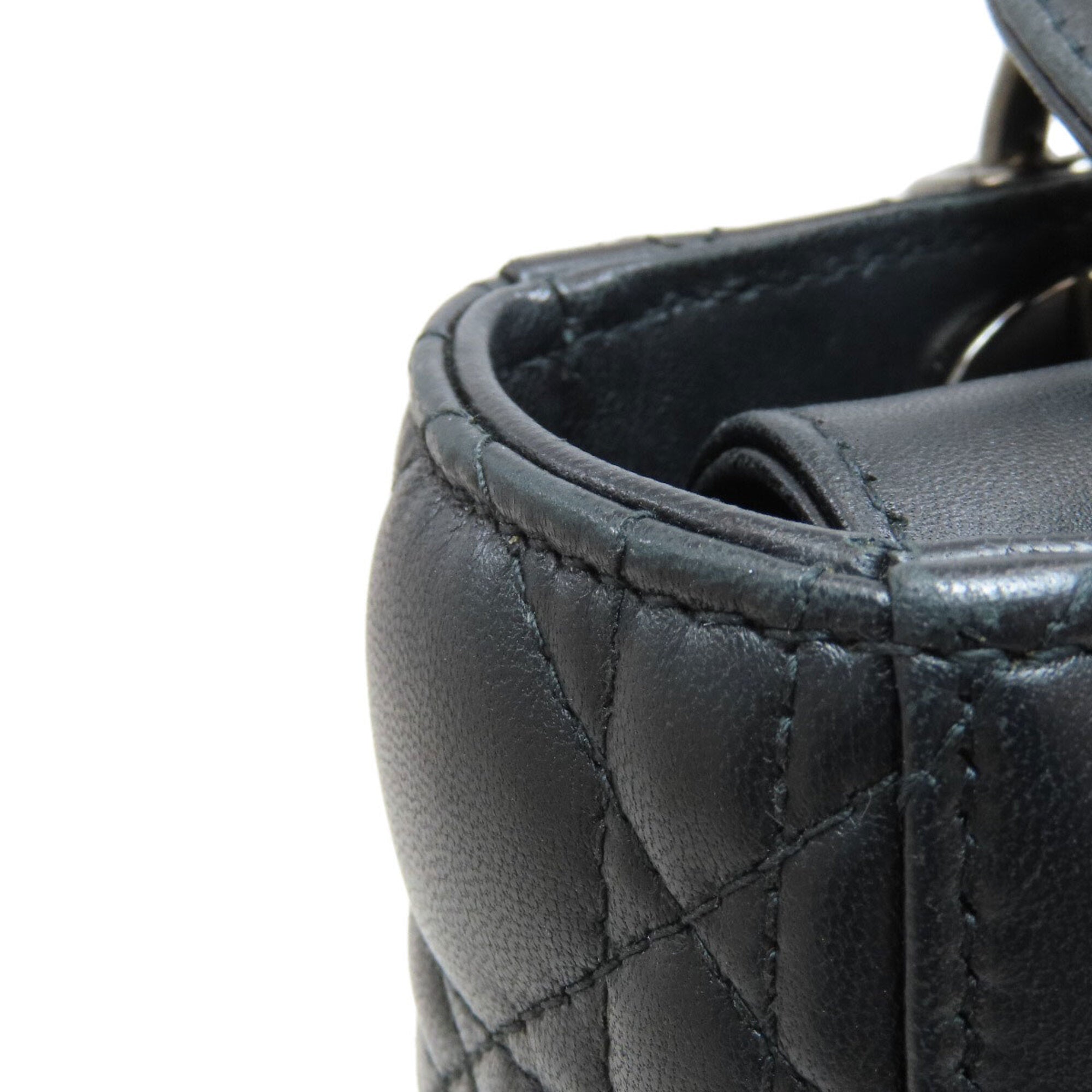 Christian Dior Black Leather Handbag (Pre-Owned)