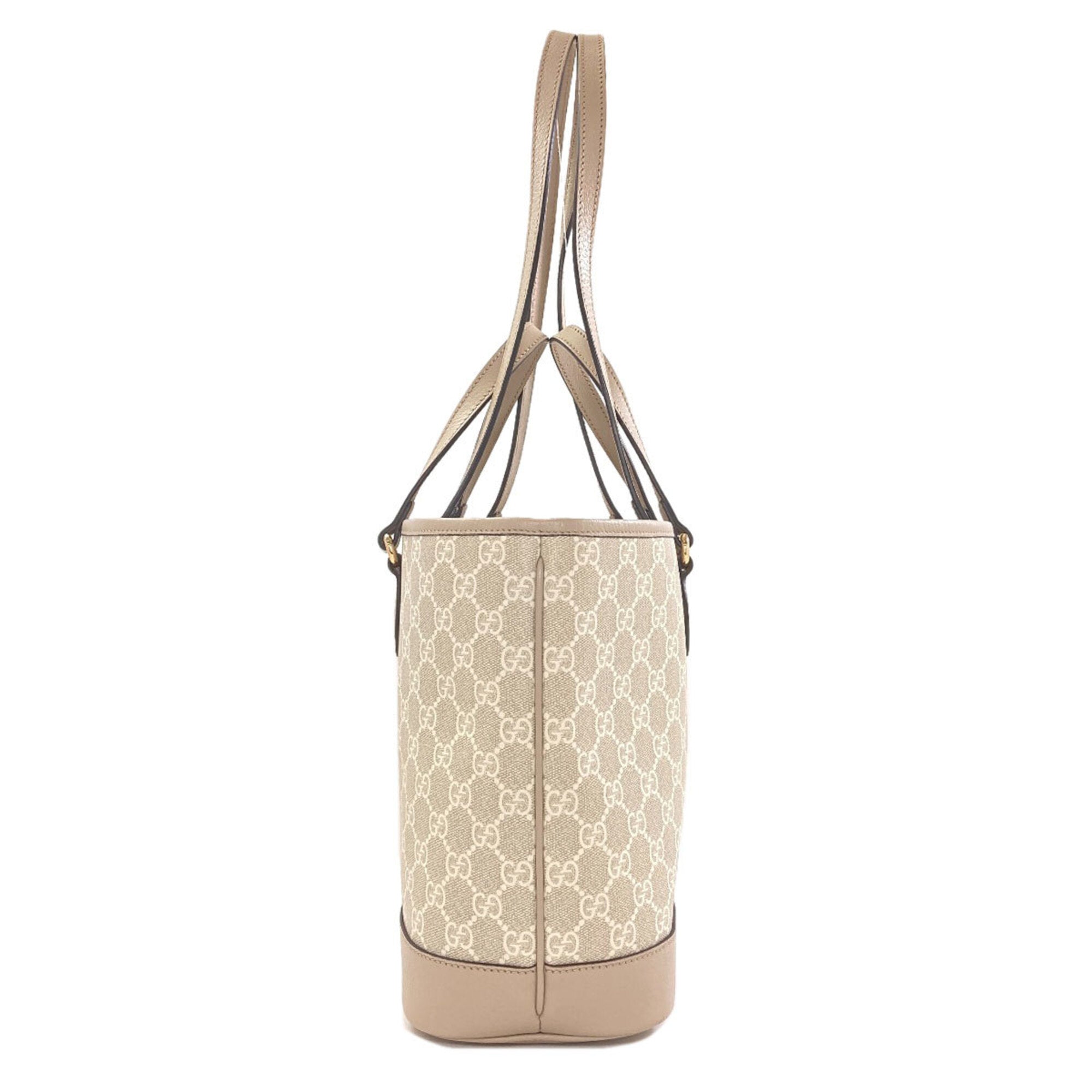 Gucci Beige Pvc Tote Bag (Pre-Owned)