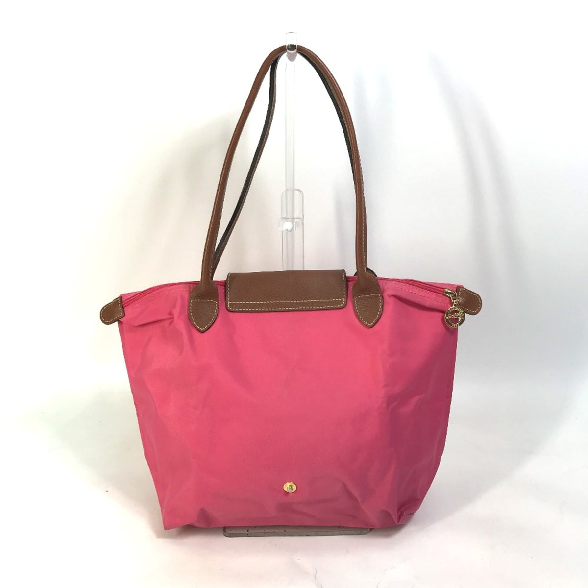 Longchamp Pink Cloth Tote Bag (Pre-Owned)