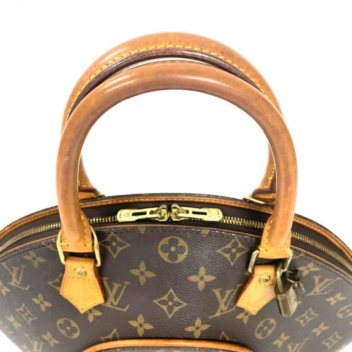 Louis Vuitton Brown Monogram Canvas Handbag (Pre-Owned)