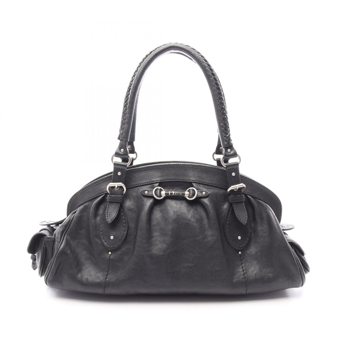 Christian Dior Black Leather Handbag (Pre-Owned)