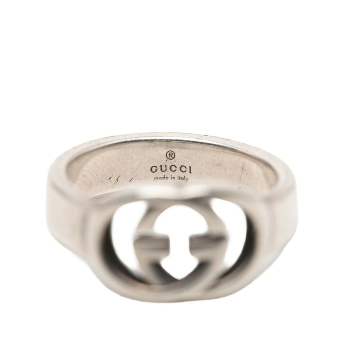 Gucci Silver 925 Band Ring (Pre-Owned)