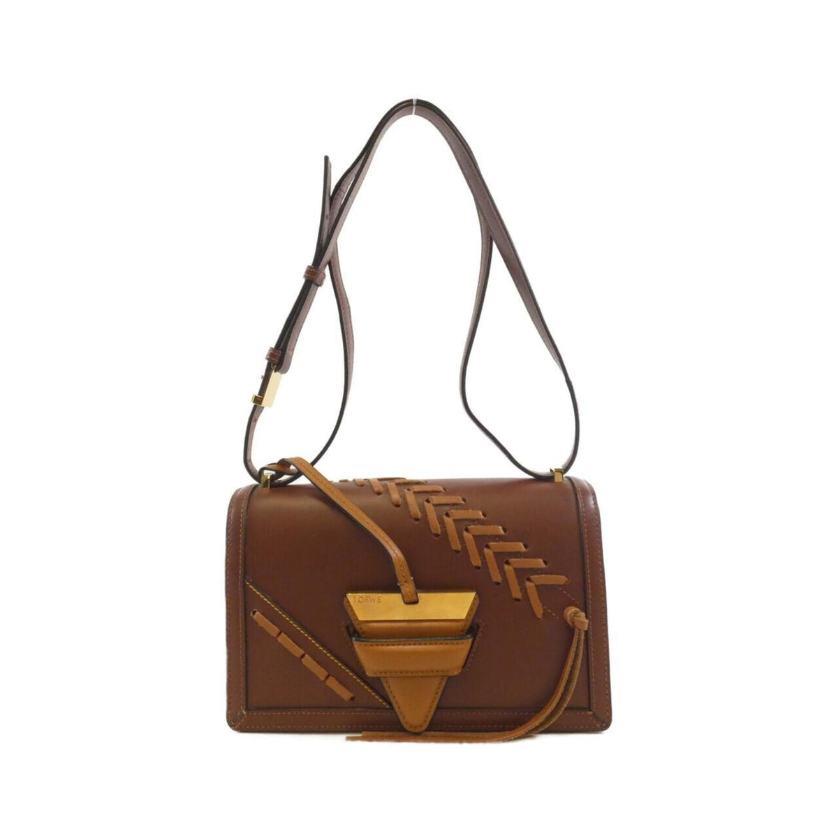 Loewe Brown Leather Shoulder Bag (Pre-Owned)
