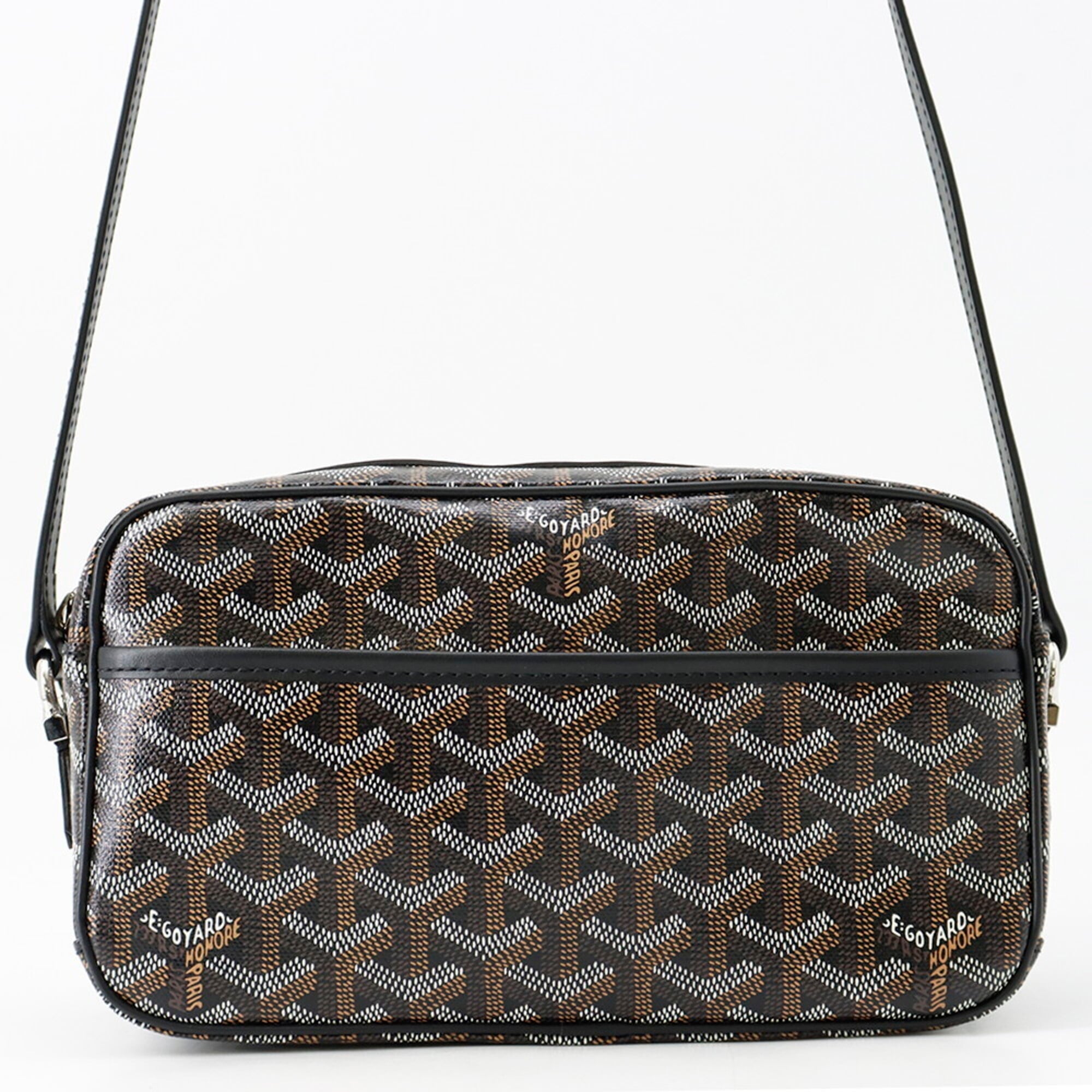 Goyard Black Leather Pvc Shoulder Bag (Pre-Owned)