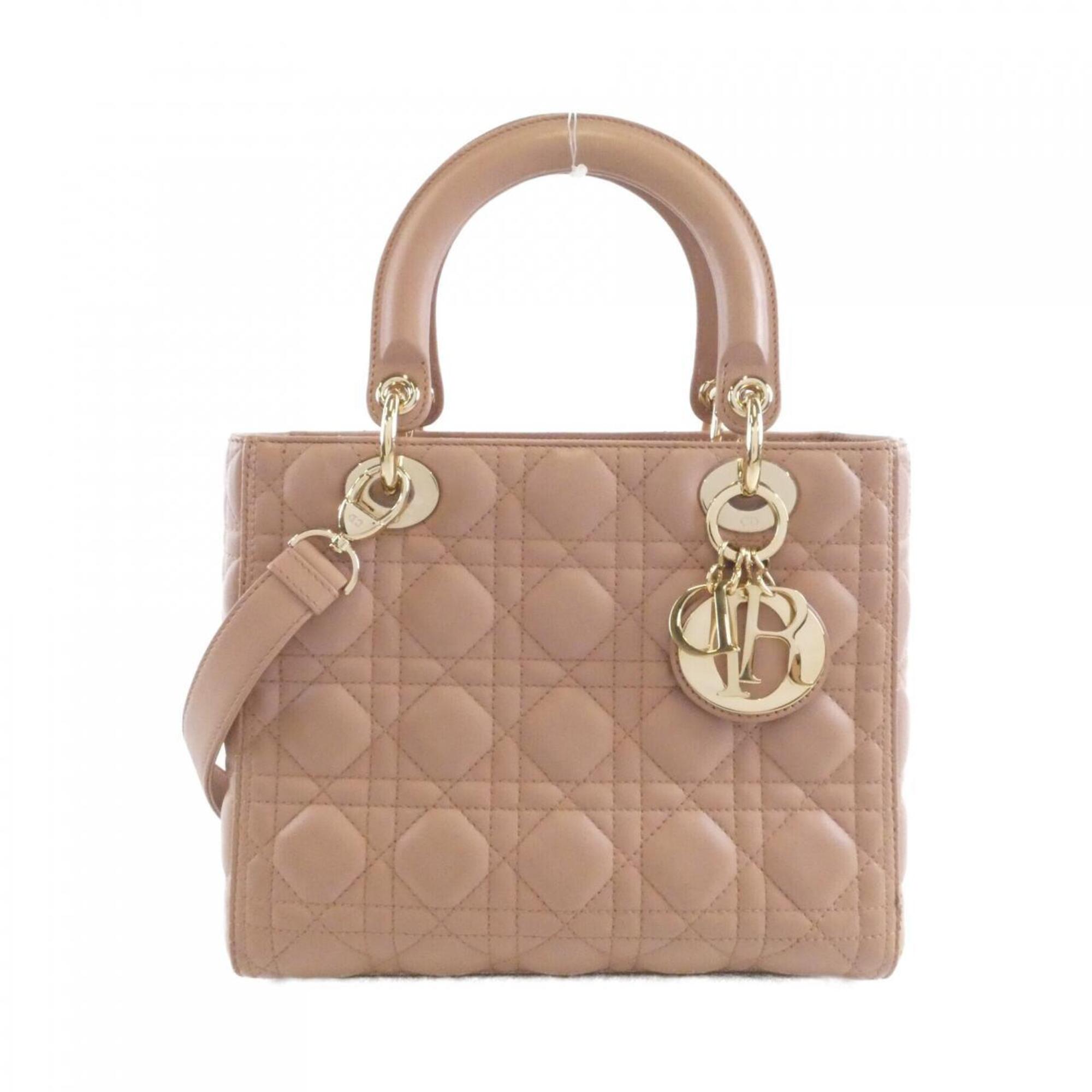 Christian Dior Pink Leather Handbag (Pre-Owned)