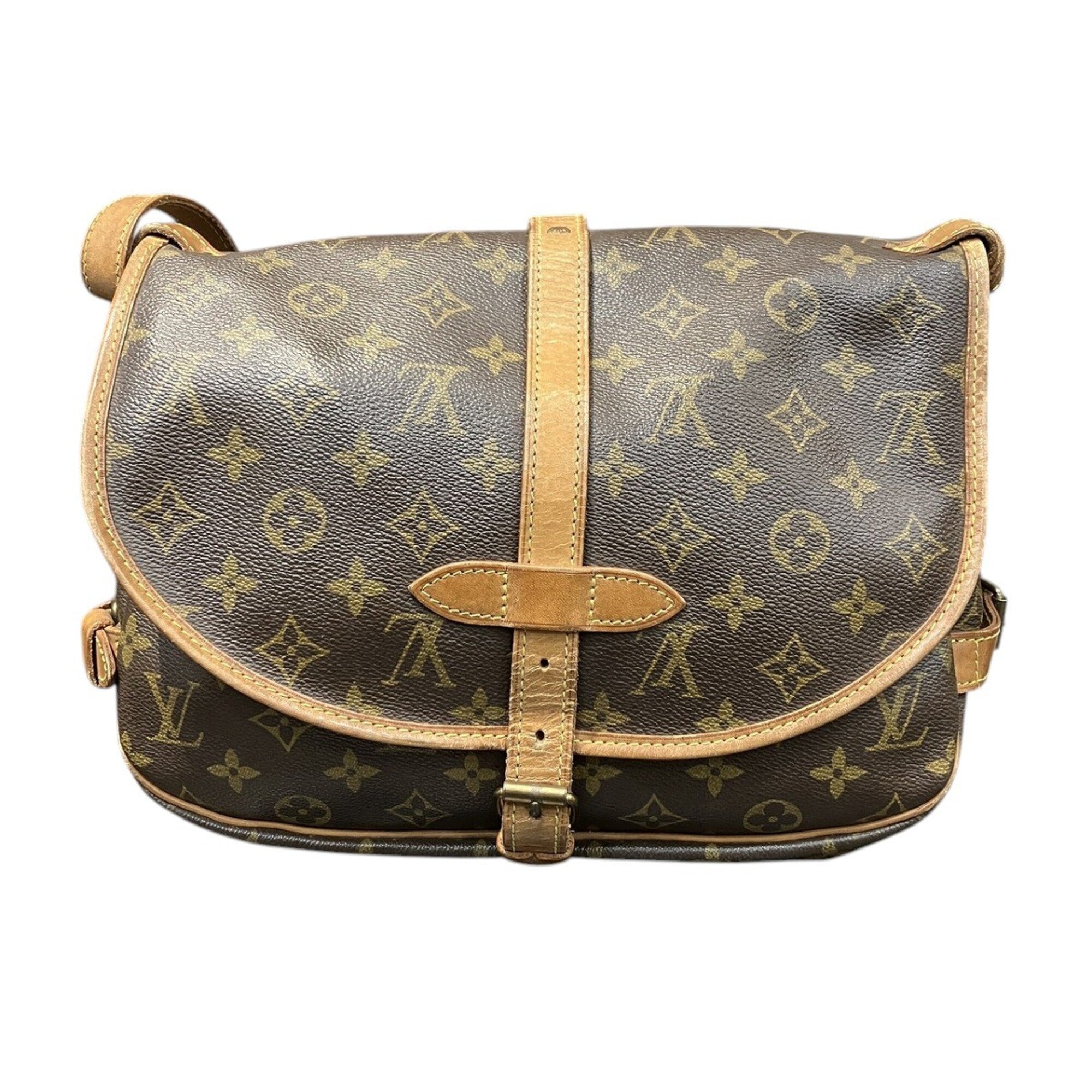 Louis Vuitton Brown Monogram Monogram Pvc Leather Shoulder Bag (Pre-Owned)