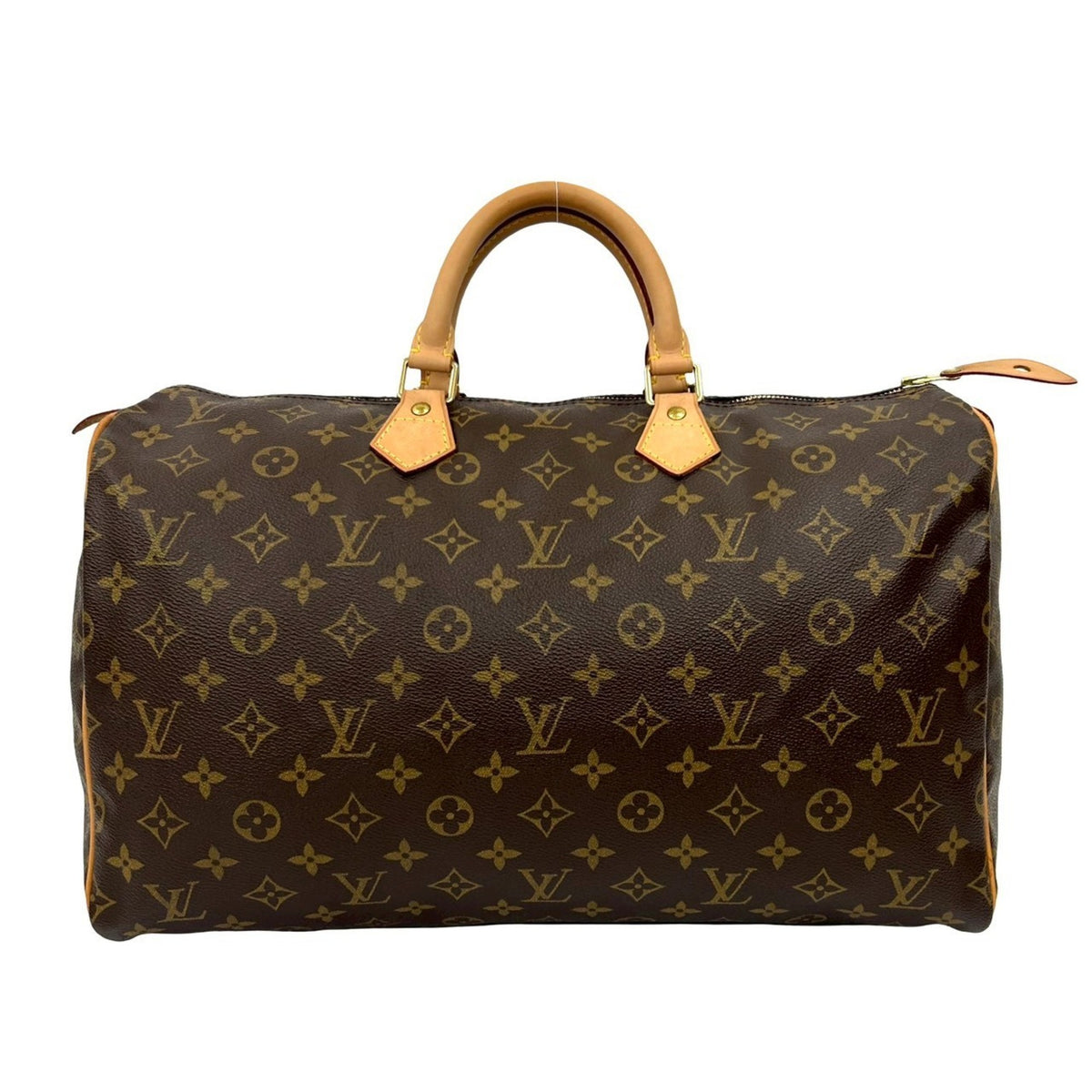 Louis Vuitton Brown Leather Pvc Boston Bag (Pre-Owned)