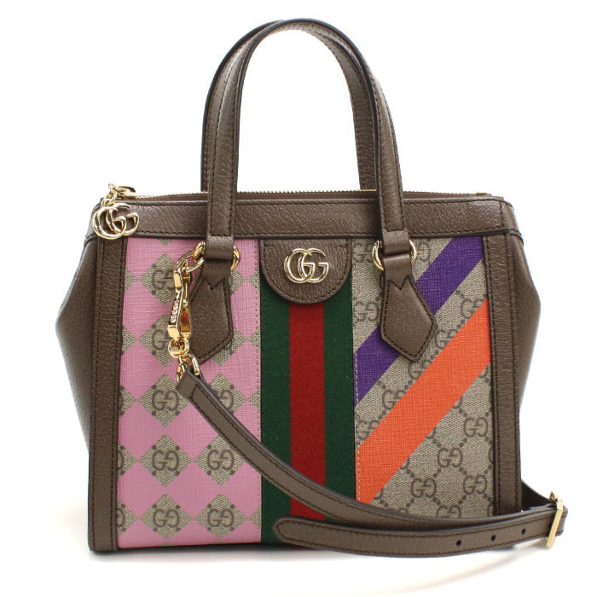 Gucci Beige Pvc Leather Handbag (Pre-Owned)