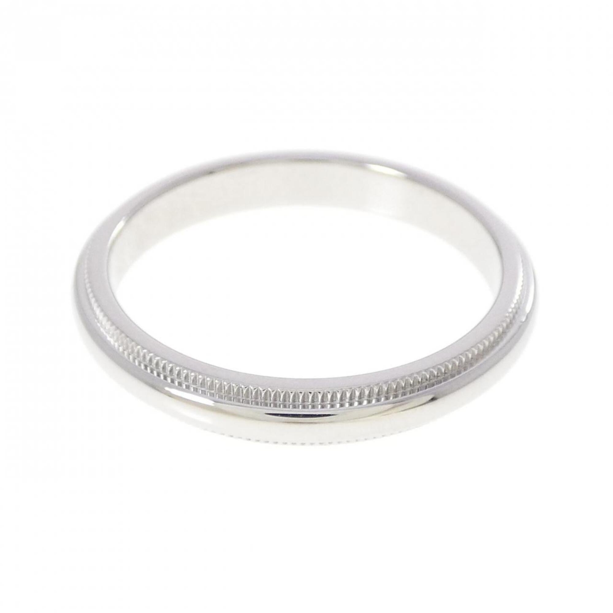 Tiffany Platinum Platinum 950 Band Ring (Pre-Owned)