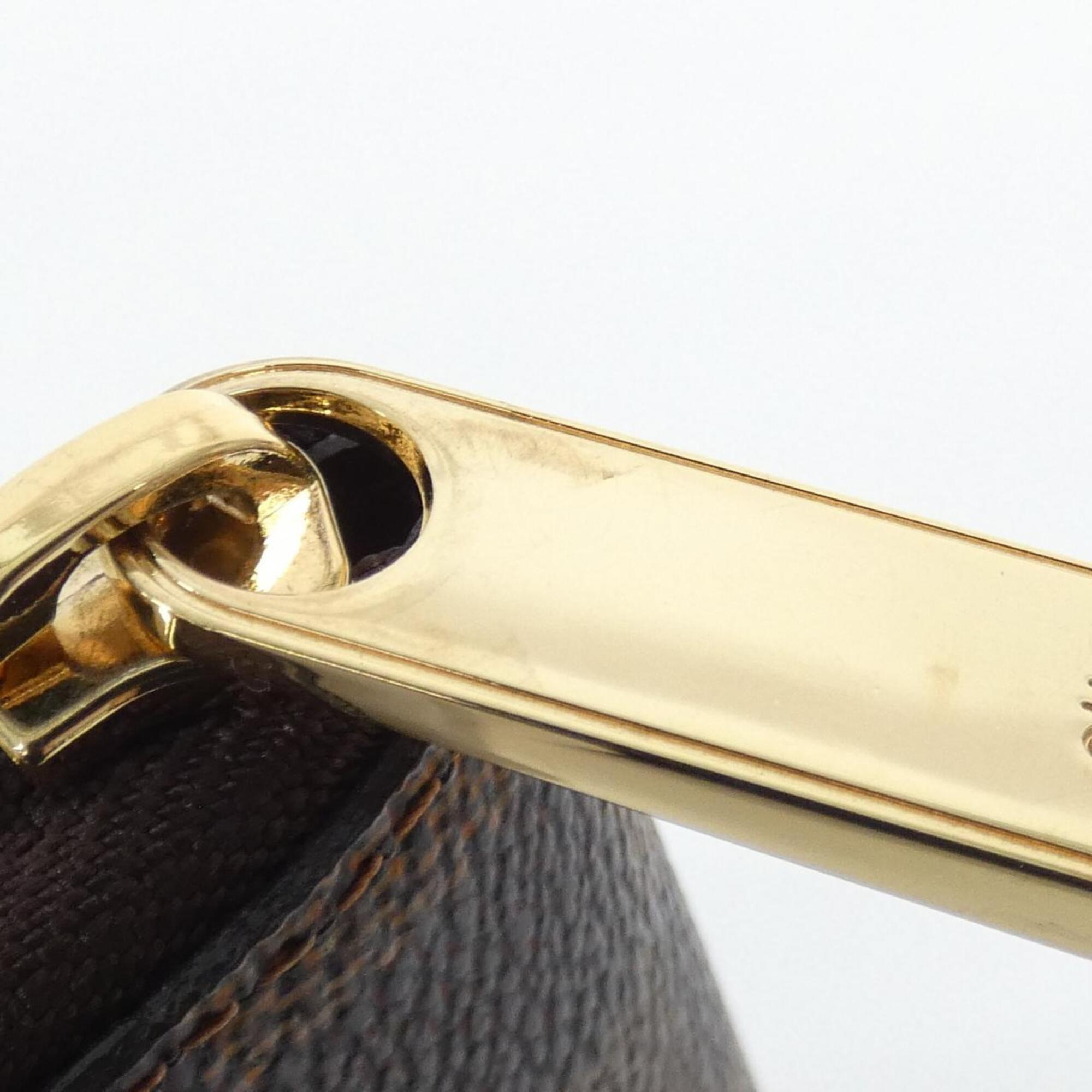 Louis Vuitton Ebene Coated Canvas Coin Purse/Coin Case (Pre-Owned)