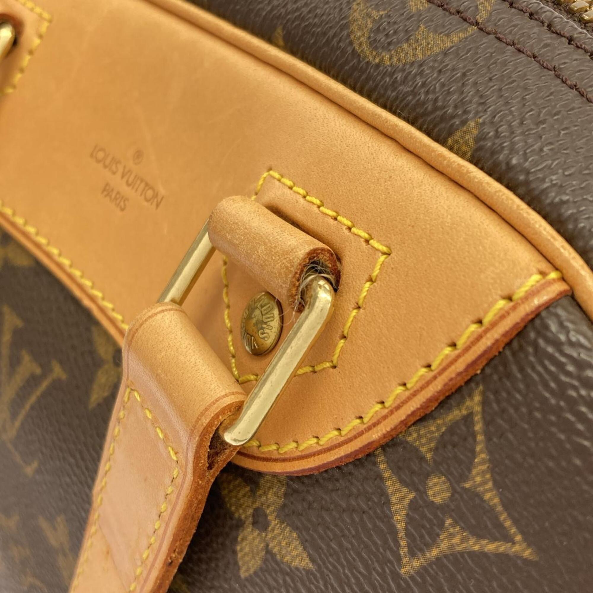 Louis Vuitton Marron Coated Canvas Handbag (Pre-Owned)
