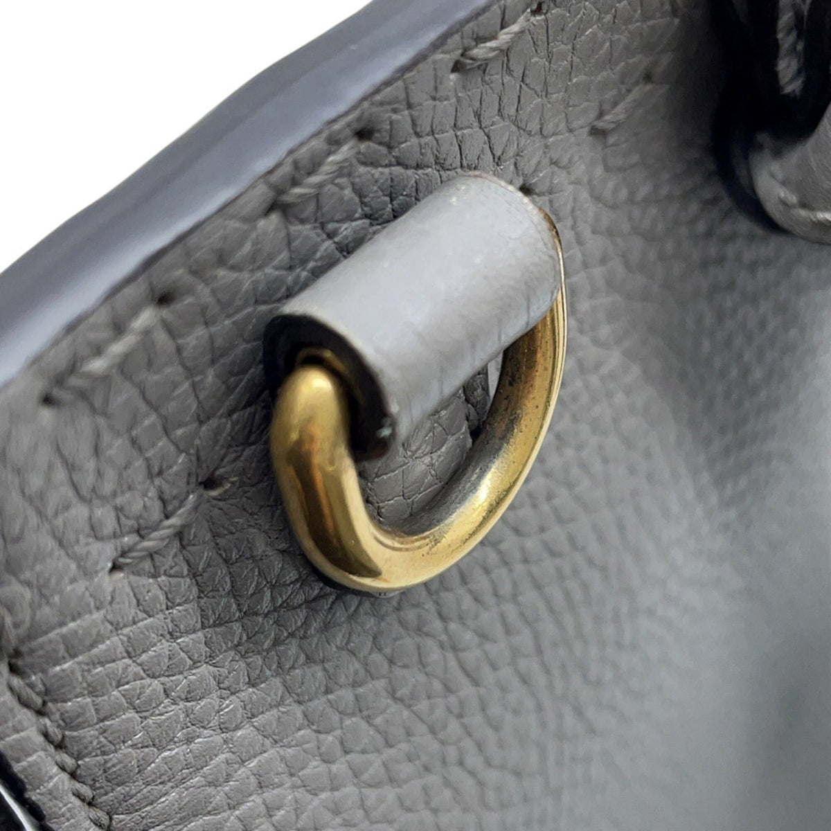 Gucci Gray Leather Handbag (Pre-Owned)