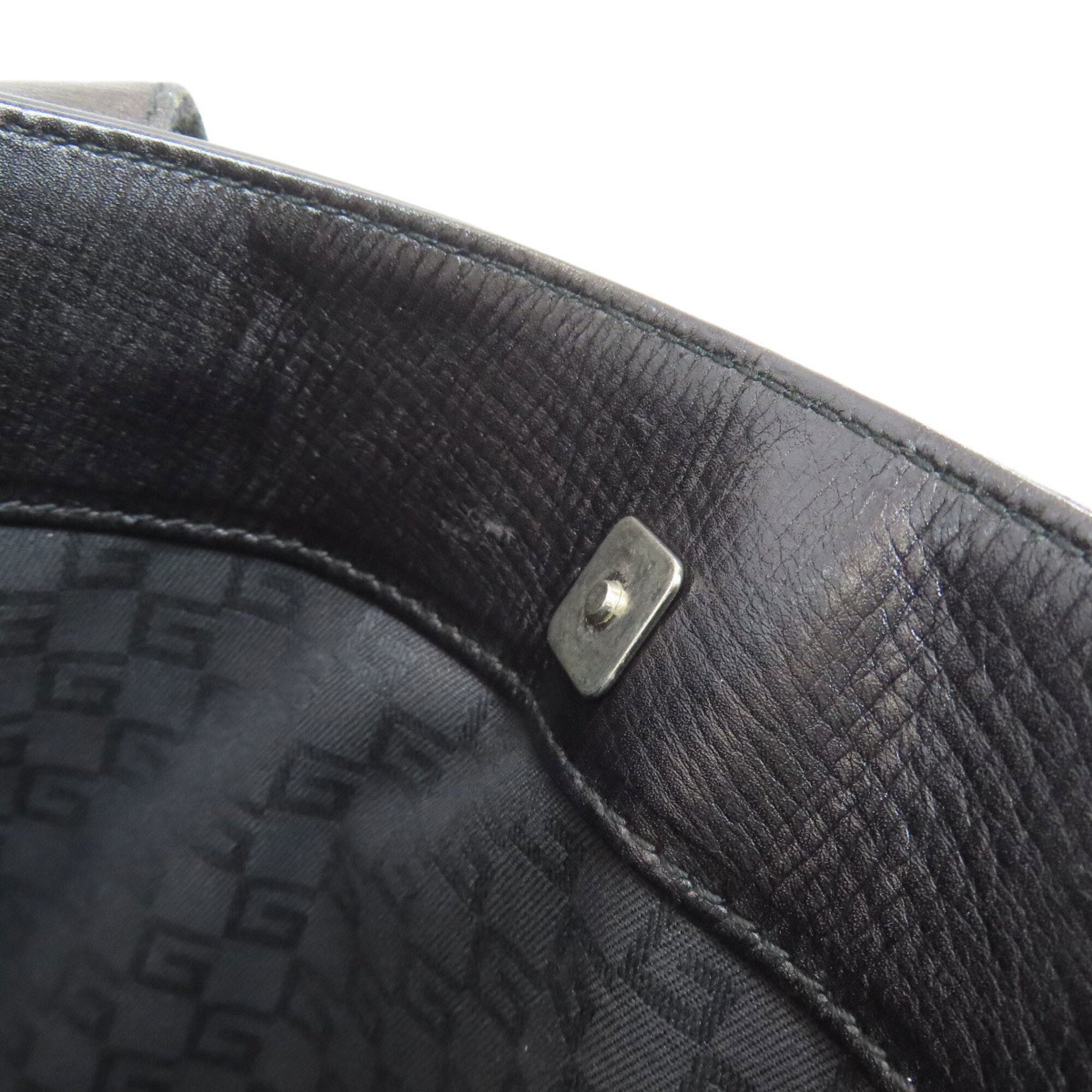 Gucci Black Leather Handbag (Pre-Owned)