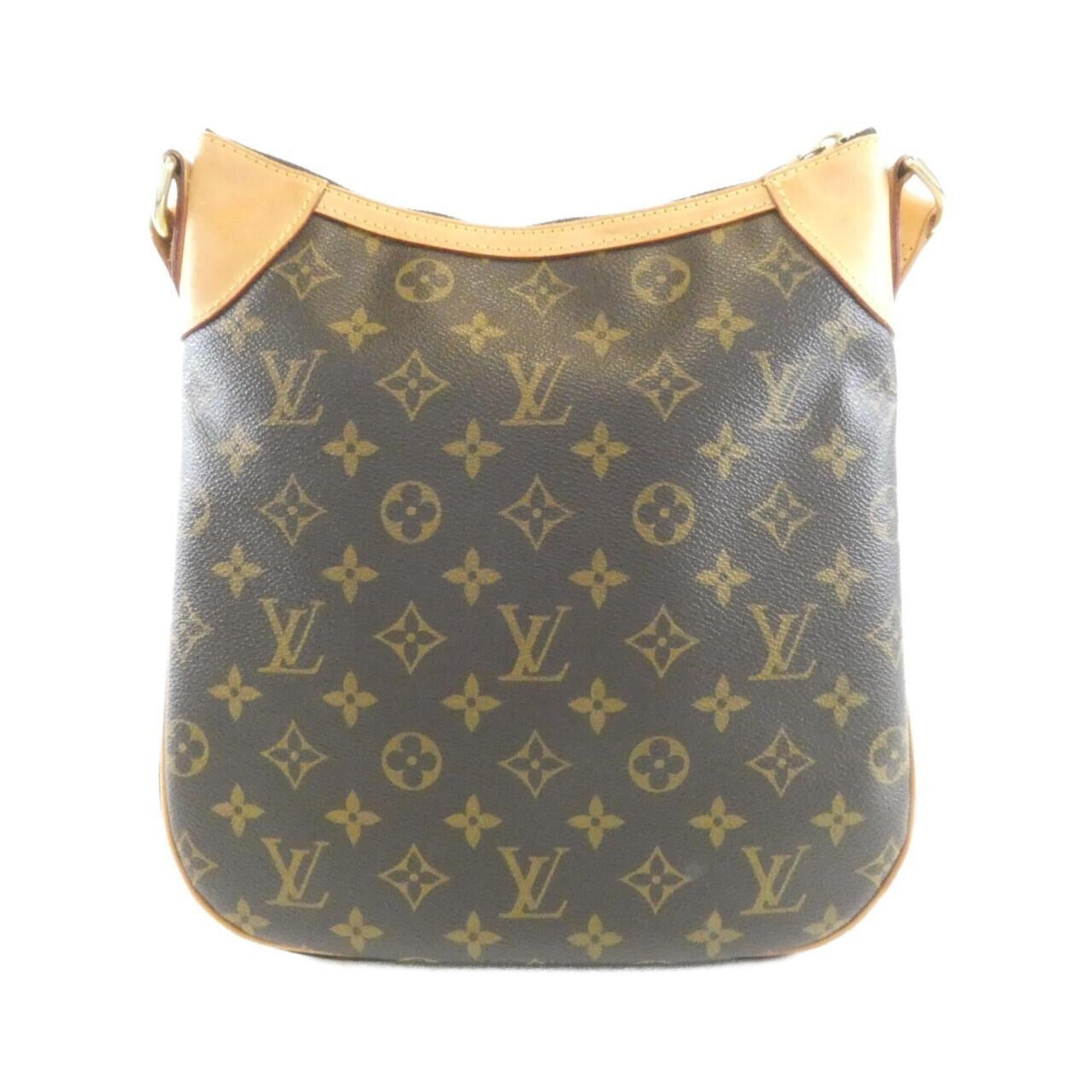 Louis Vuitton Marron Coated Canvas Shoulder Bag (Pre-Owned)