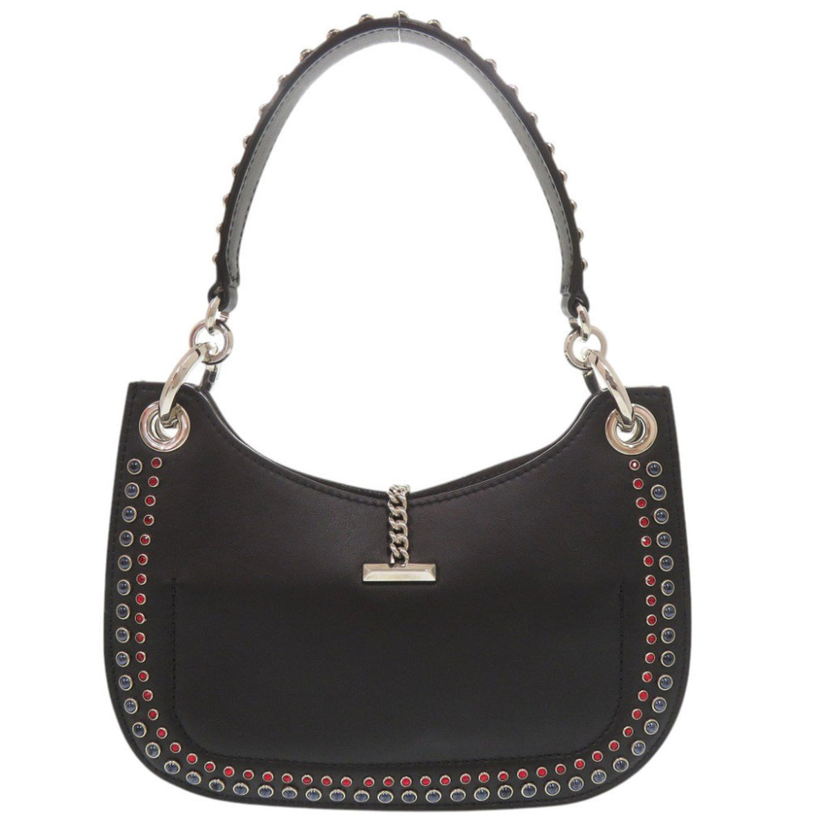 Jimmy Choo Black Leather Shoulder Bag (Pre-Owned)