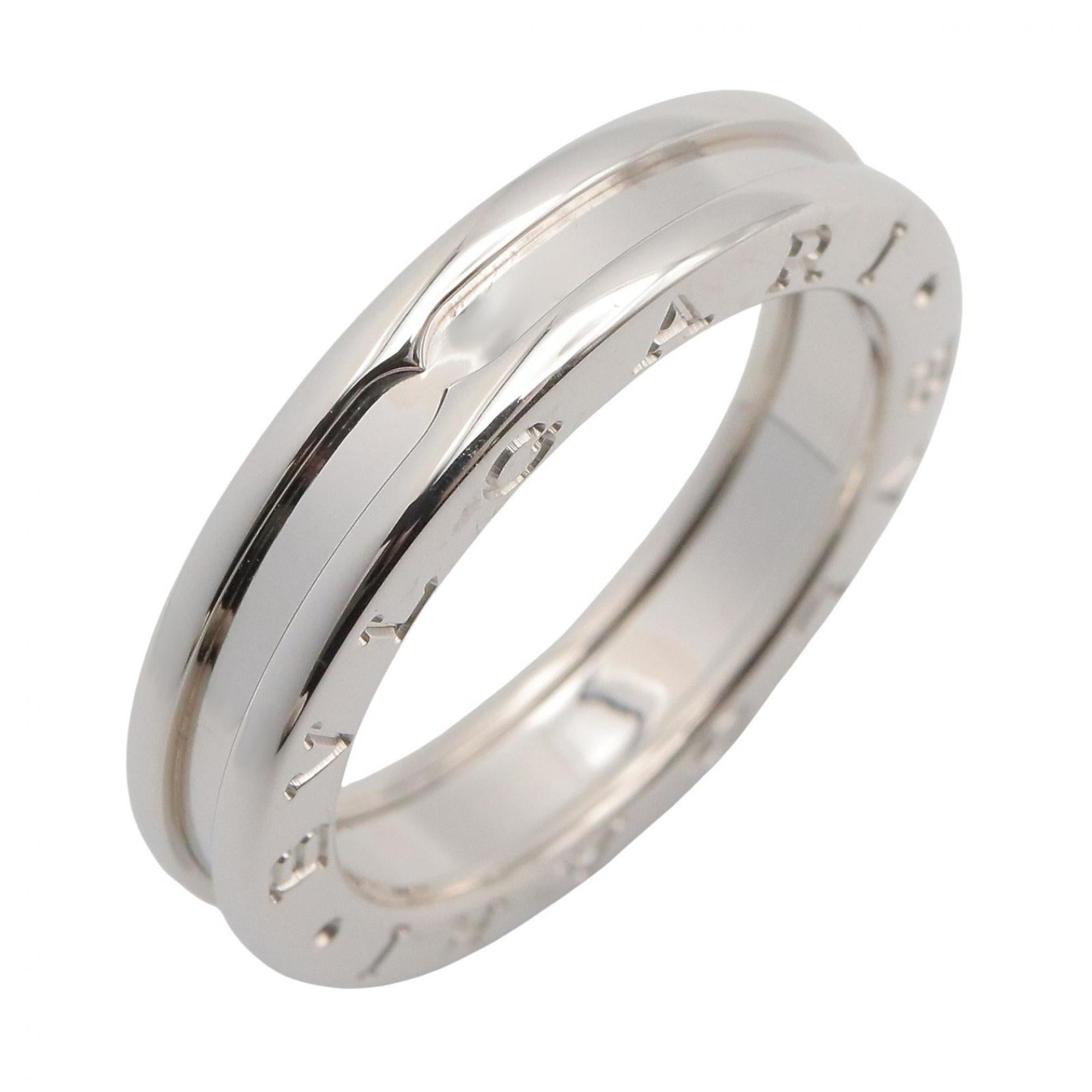 Bvlgari Silver White Gold (18K) Band Ring (Pre-Owned)