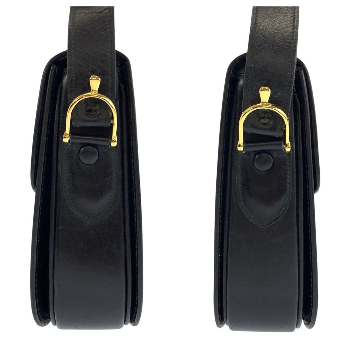 Celine Black Leather Handbag Shoulder Bag (Pre-Owned)