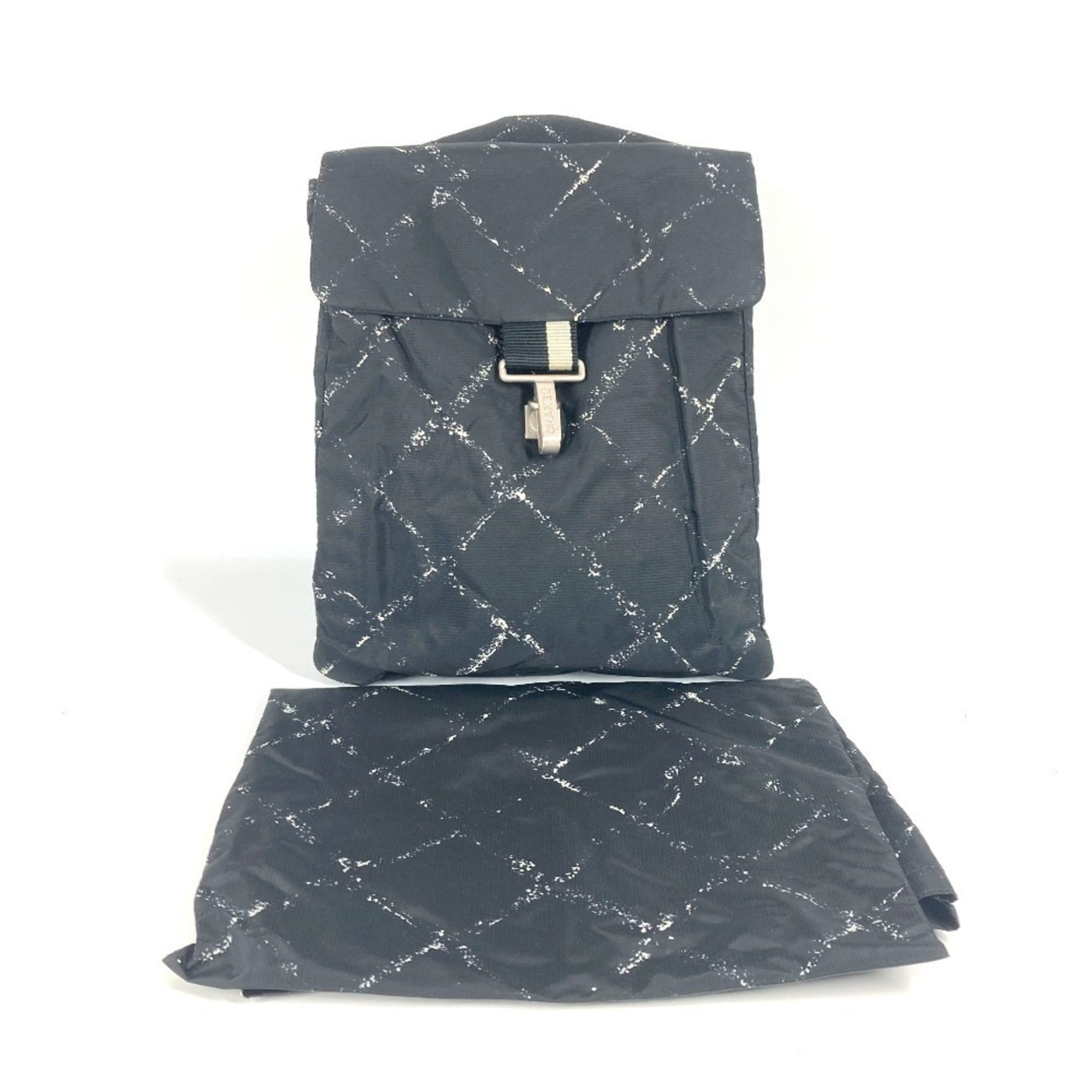Chanel Black Nylon Backpack (Pre-Owned)