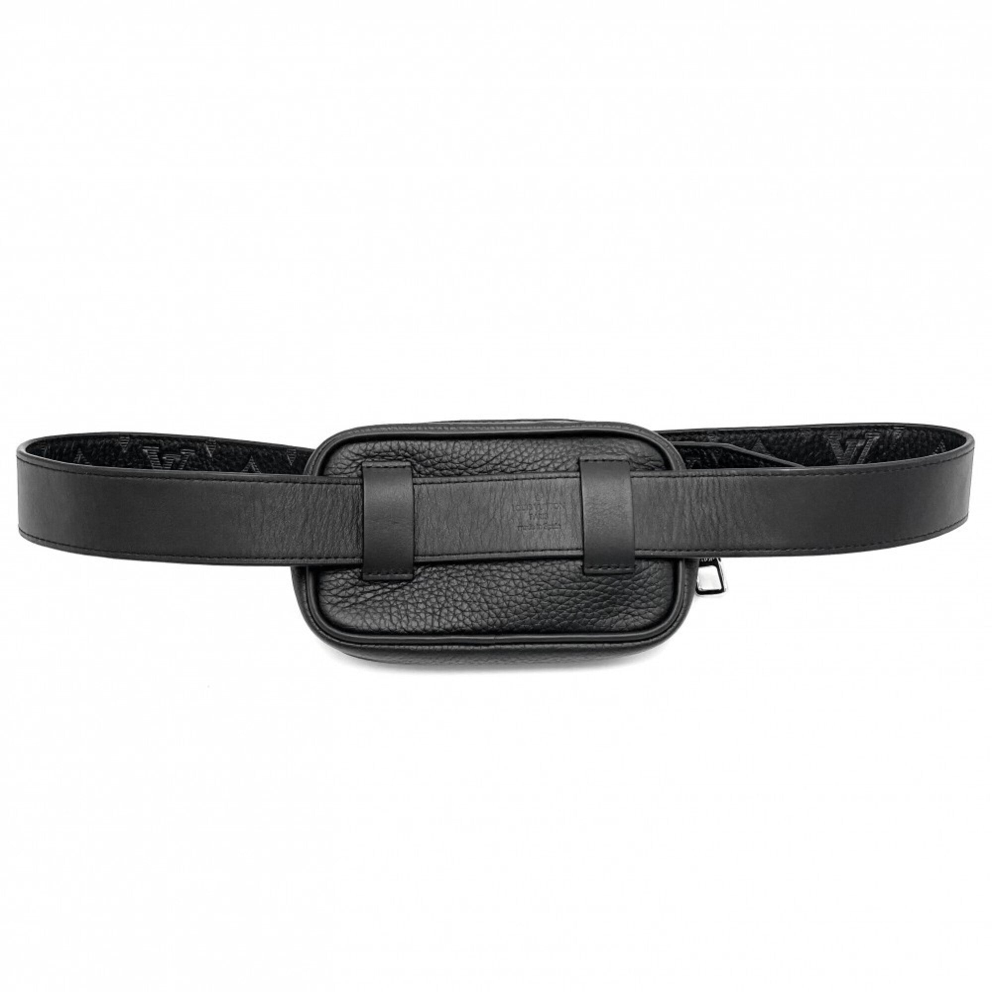 Louis Vuitton Black Leather Fanny Pack (Pre-Owned)