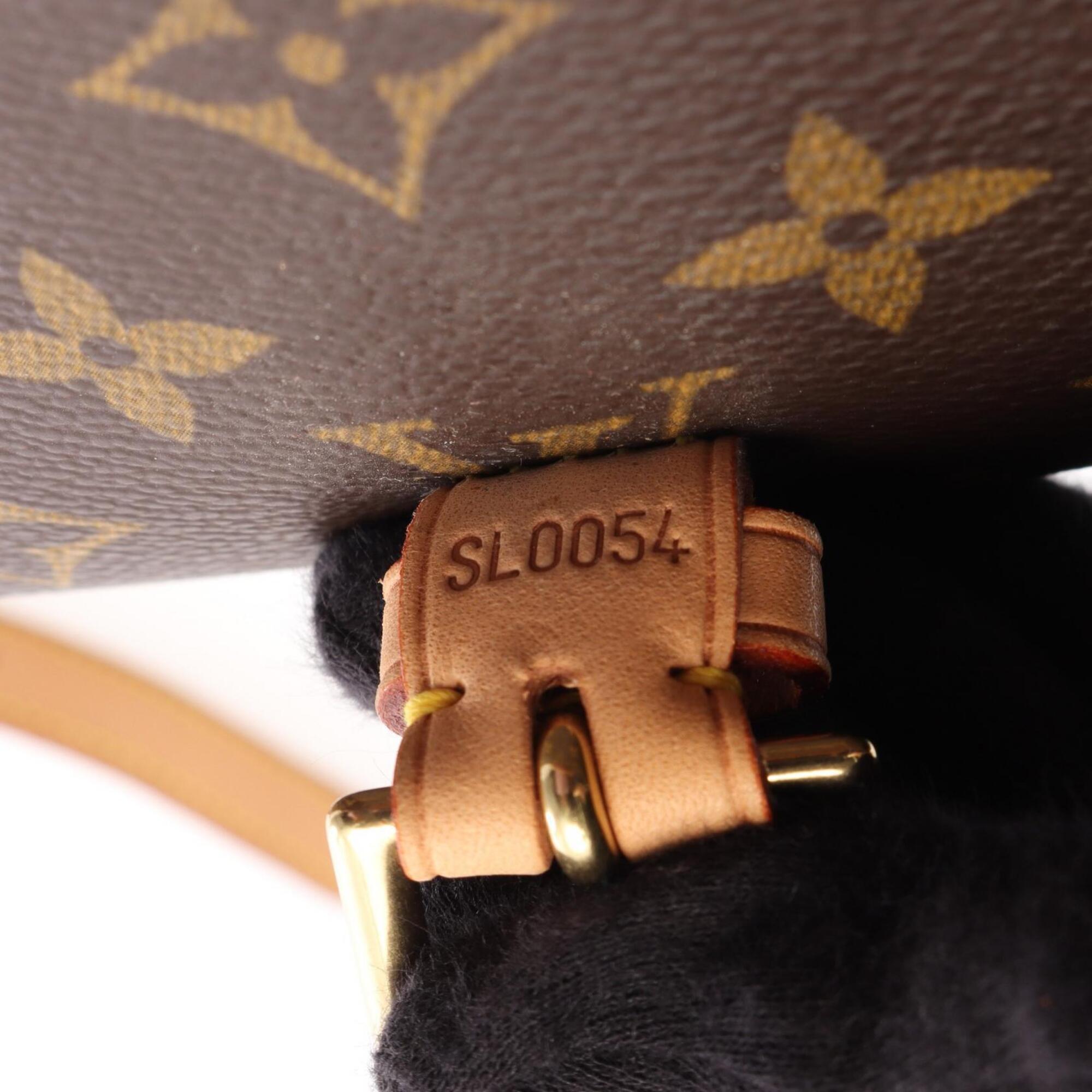 Louis Vuitton Brown Pvc Coated Canvas Leather Handbag Shoulder Bag (Pre-Owned)