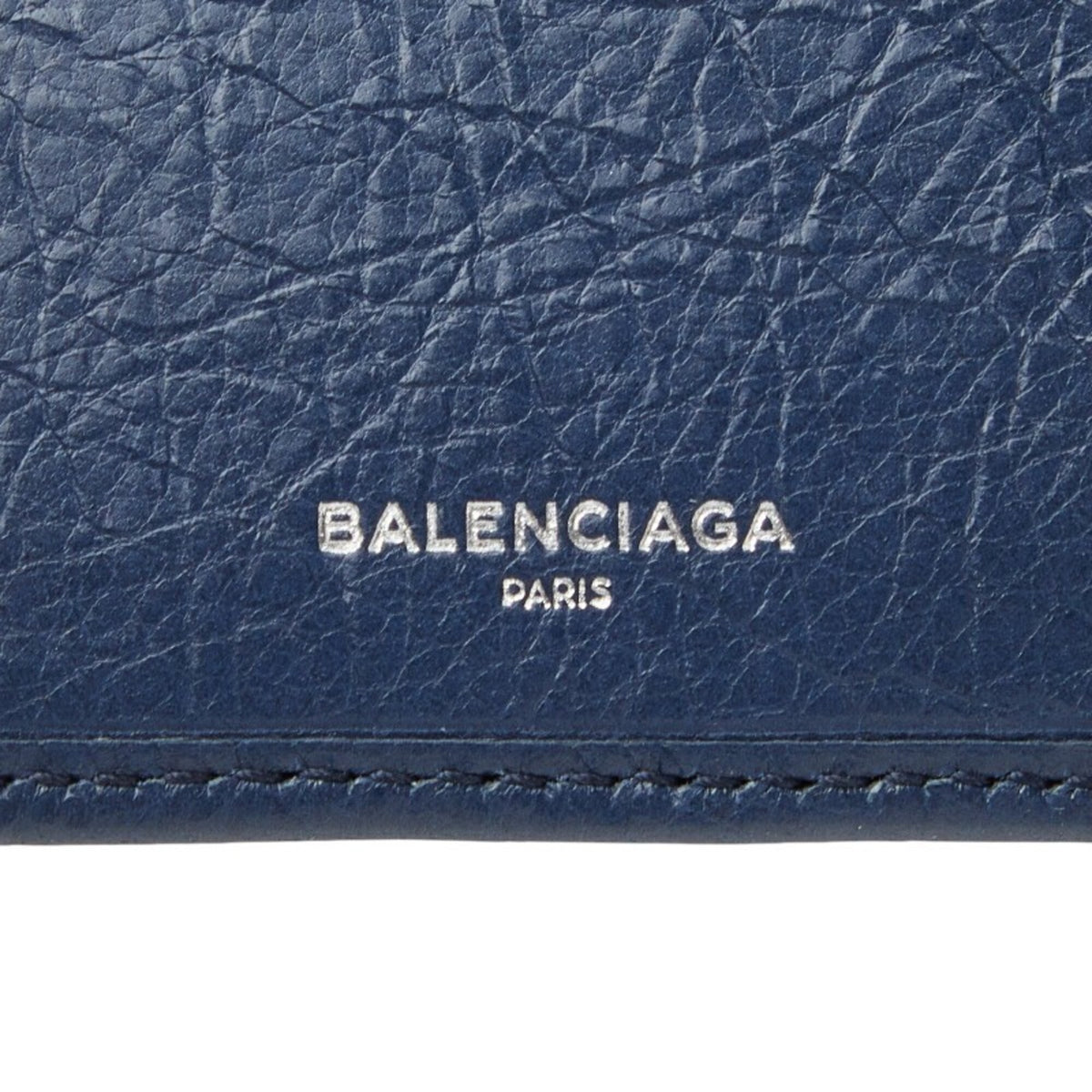 Balenciaga Navy Leather Wallet (Bi-Fold) (Pre-Owned)