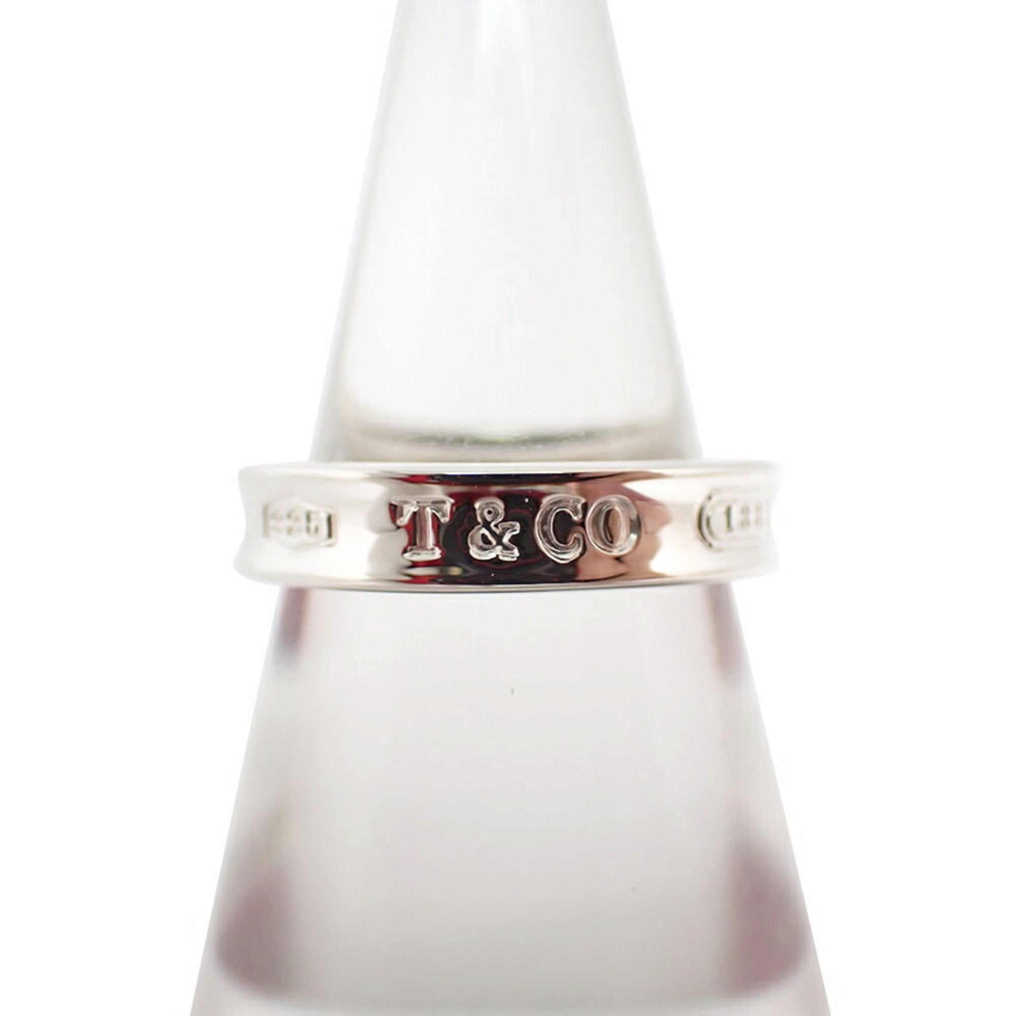 Tiffany 1837 Silver Silver Band Ring (Pre-Owned)