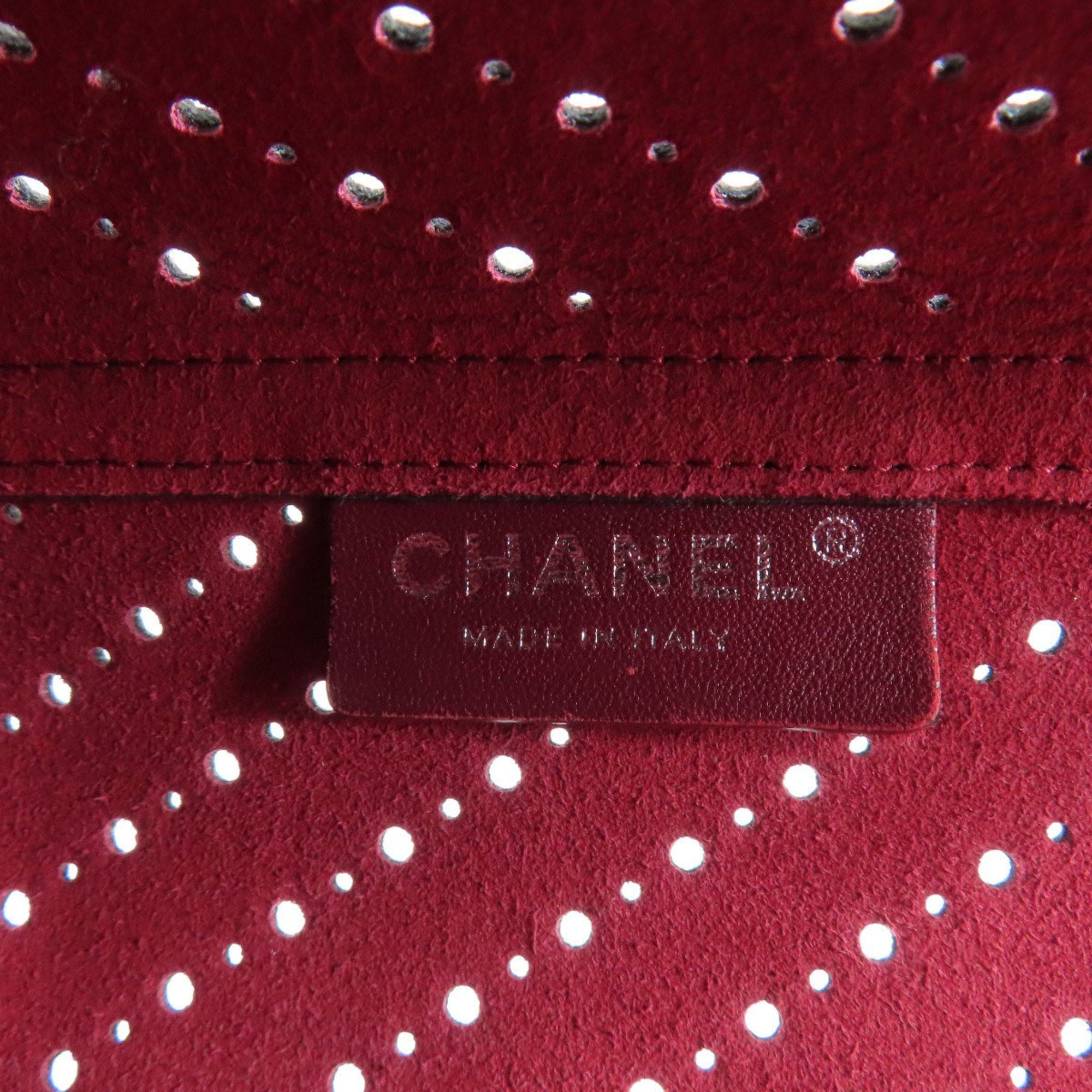 Chanel Black Leather Tote Bag (Pre-Owned)