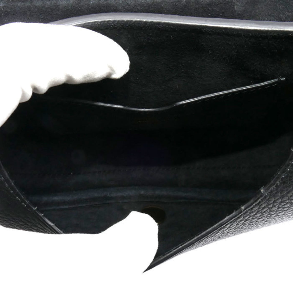 Christian Dior Black Leather Shoulder Bag (Pre-Owned)