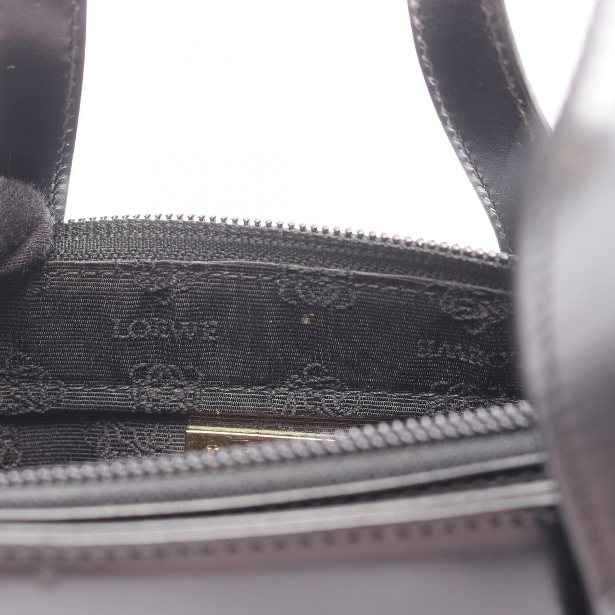 Loewe Black Leather Handbag (Pre-Owned)