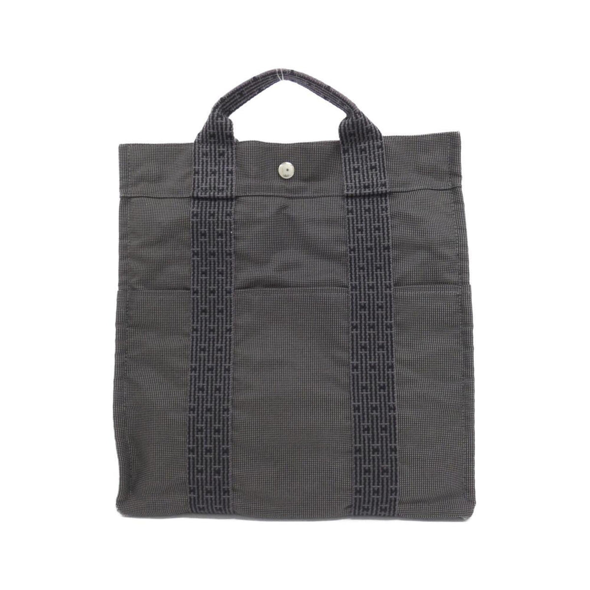 Hermes Black Canvas Backpack (Pre-Owned)