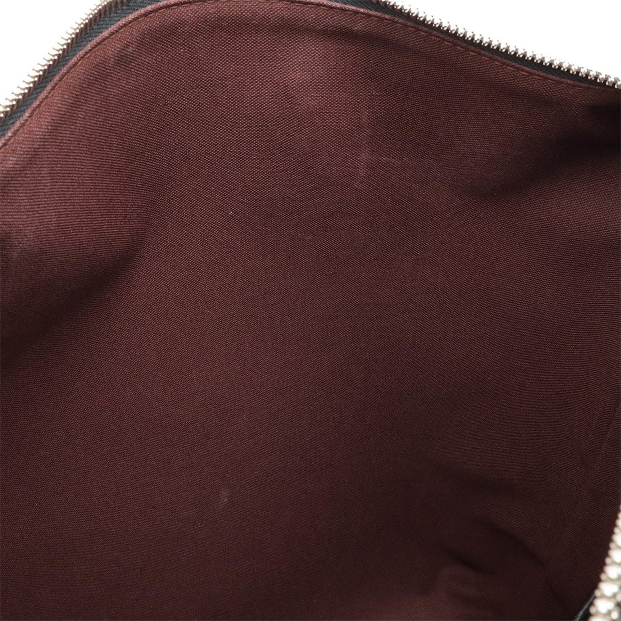Louis Vuitton Black Brown Monogram Monogram Leather Shoulder Bag Tote Bag (Pre-Owned)