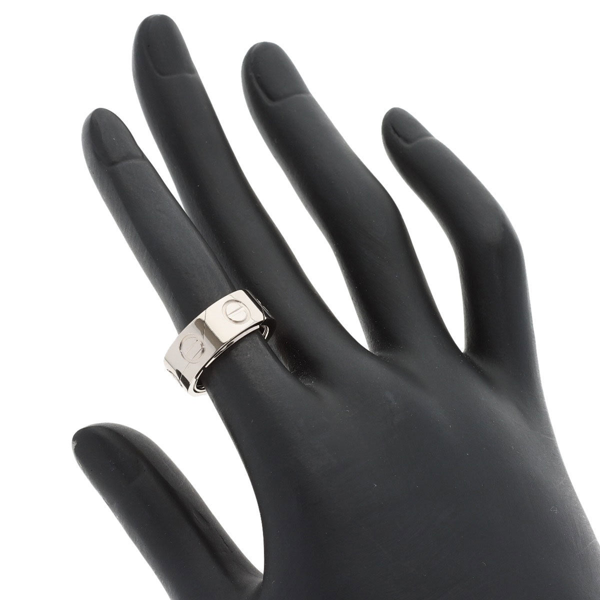 Cartier Silver White Gold (18K) Band Ring (Pre-Owned)