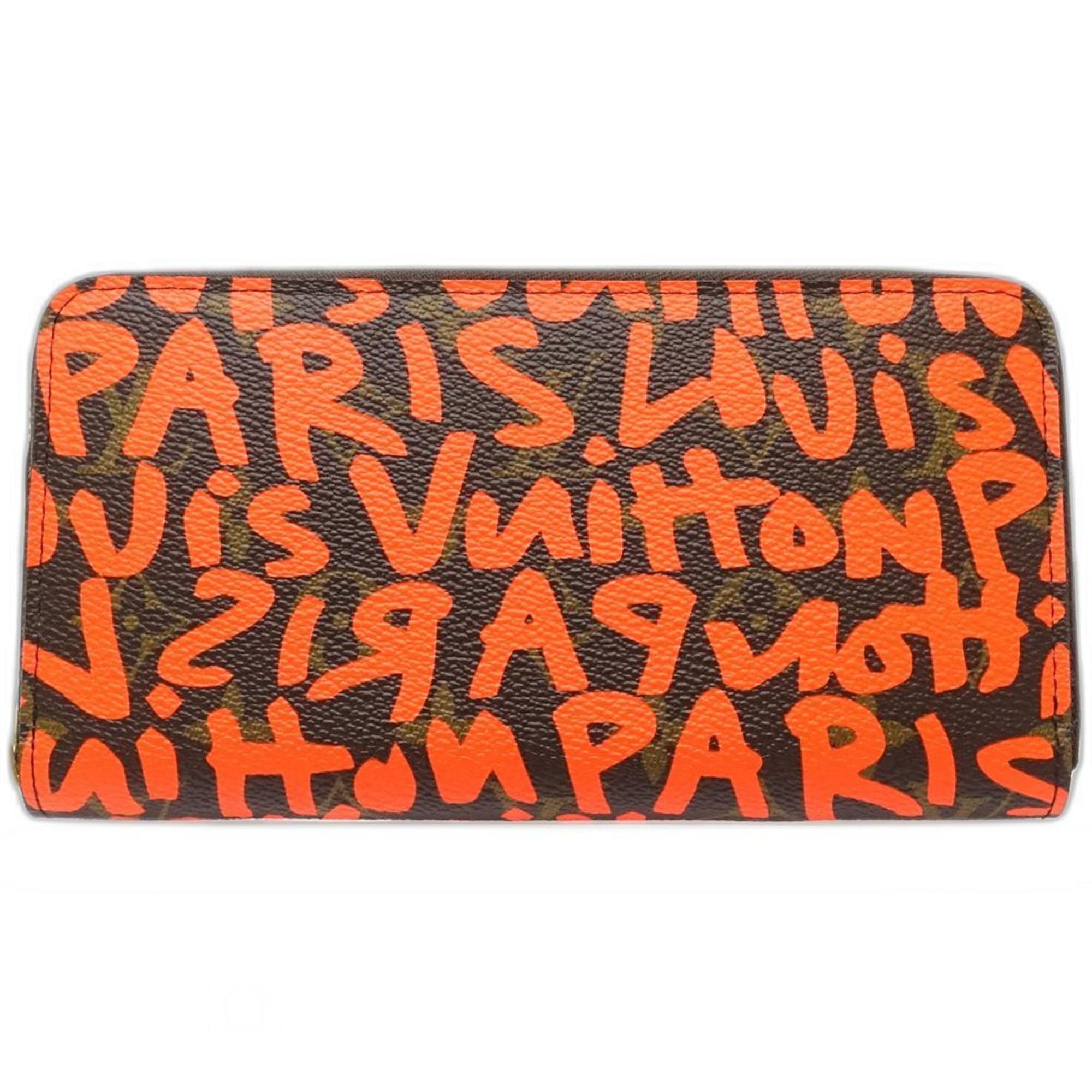 Louis Vuitton Monogram Graffiti Brown Monogram Orange Monogram Graffiti Long Wallet (Bi-Fold) (Pre-Owned)