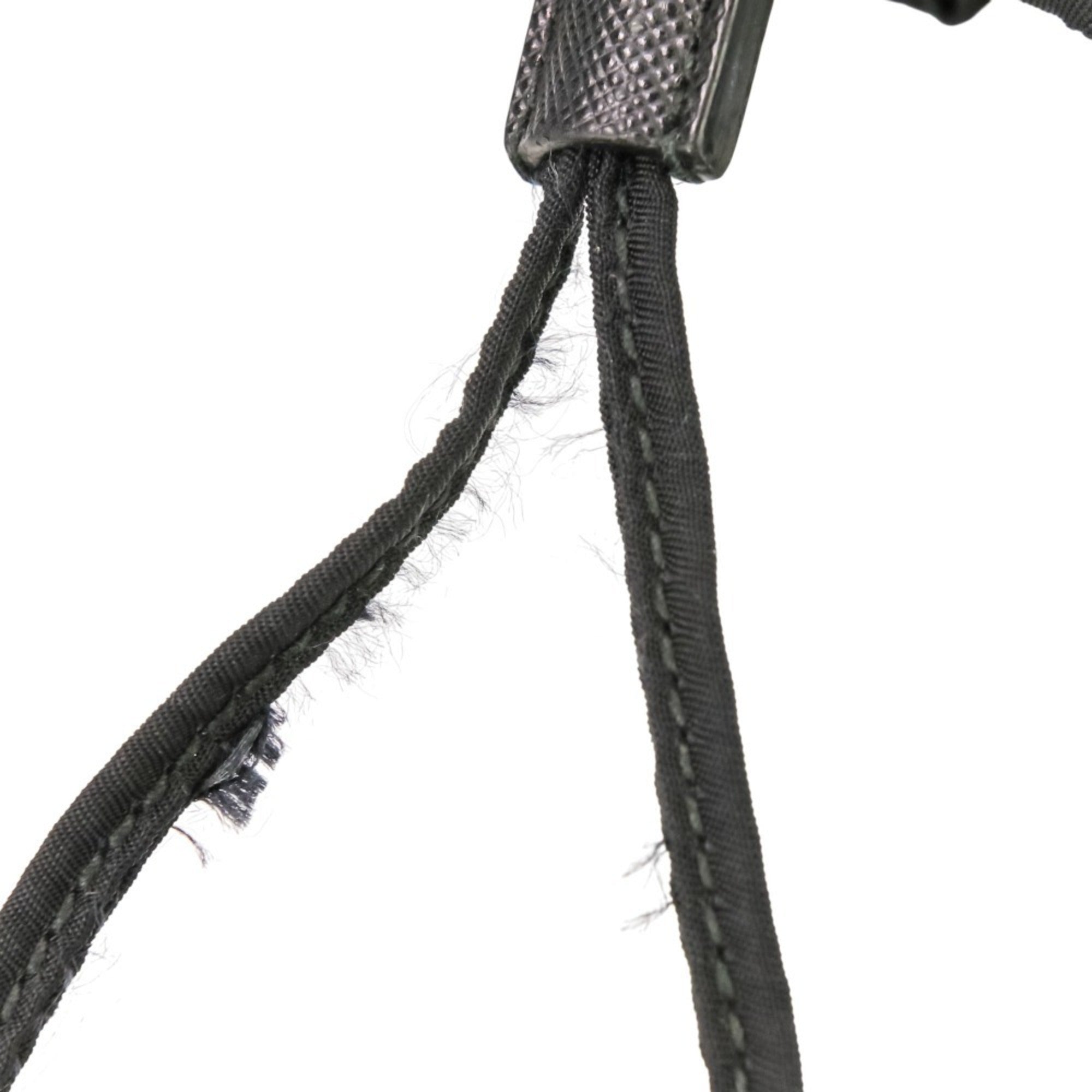 Prada Black Nylon Handbag Shoulder Bag (Pre-Owned)