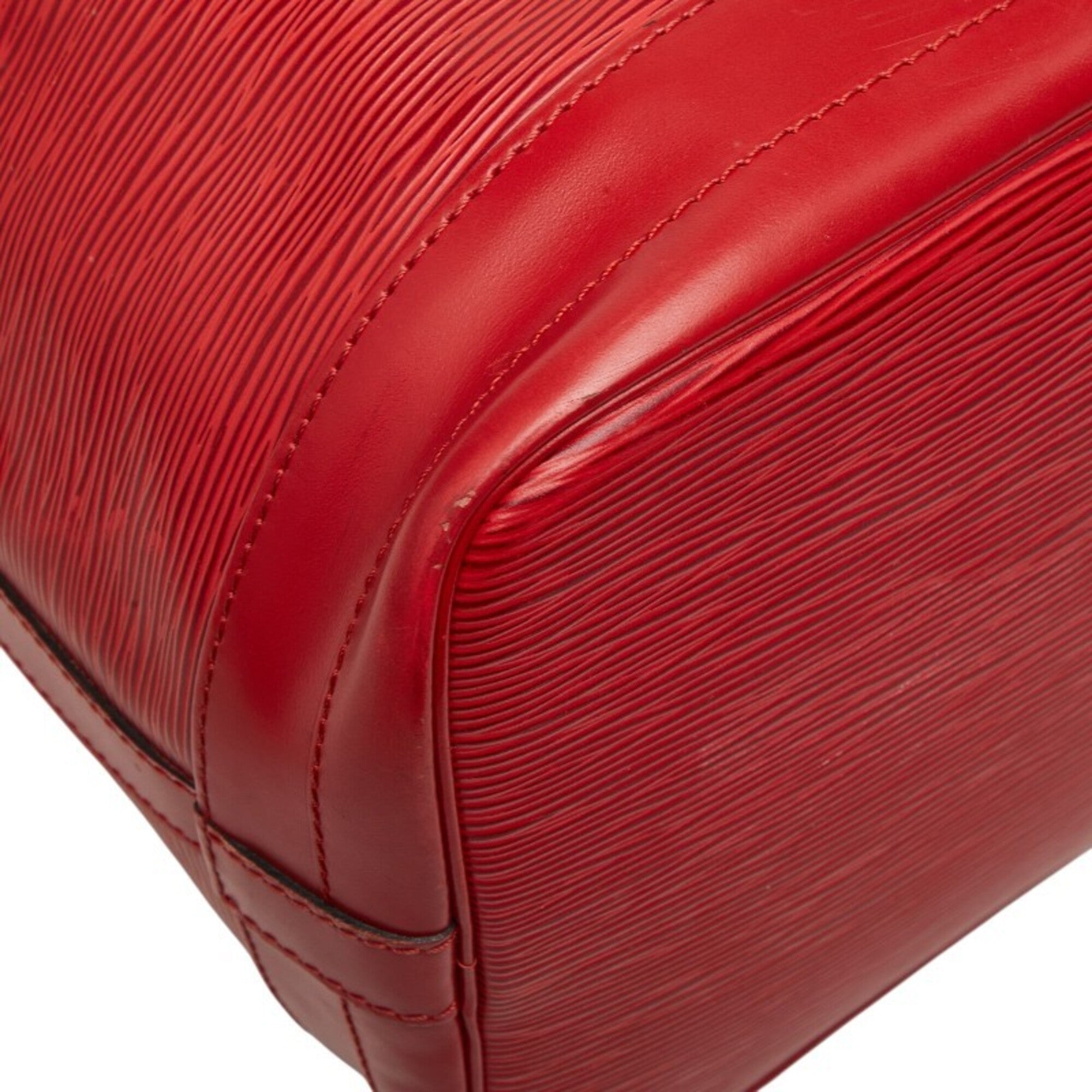 Louis Vuitton Castilian Red Leather Shoulder Bag (Pre-Owned)
