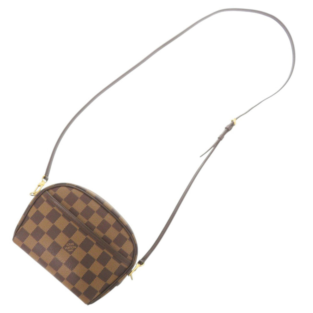 Louis Vuitton Damier Brown Damier Canvas Pochette Shoulder Bag (Pre-Owned)