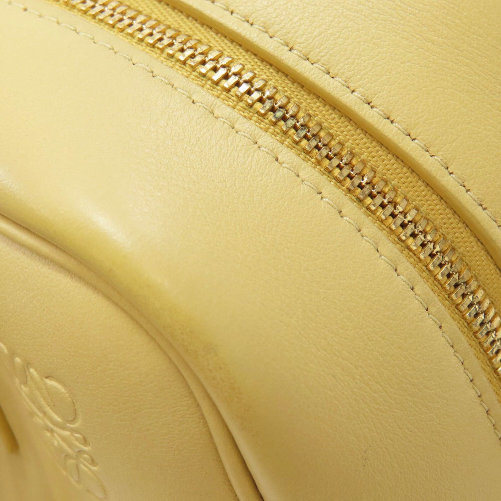 Loewe Amazona Yellow Leather Handbag (Pre-Owned)