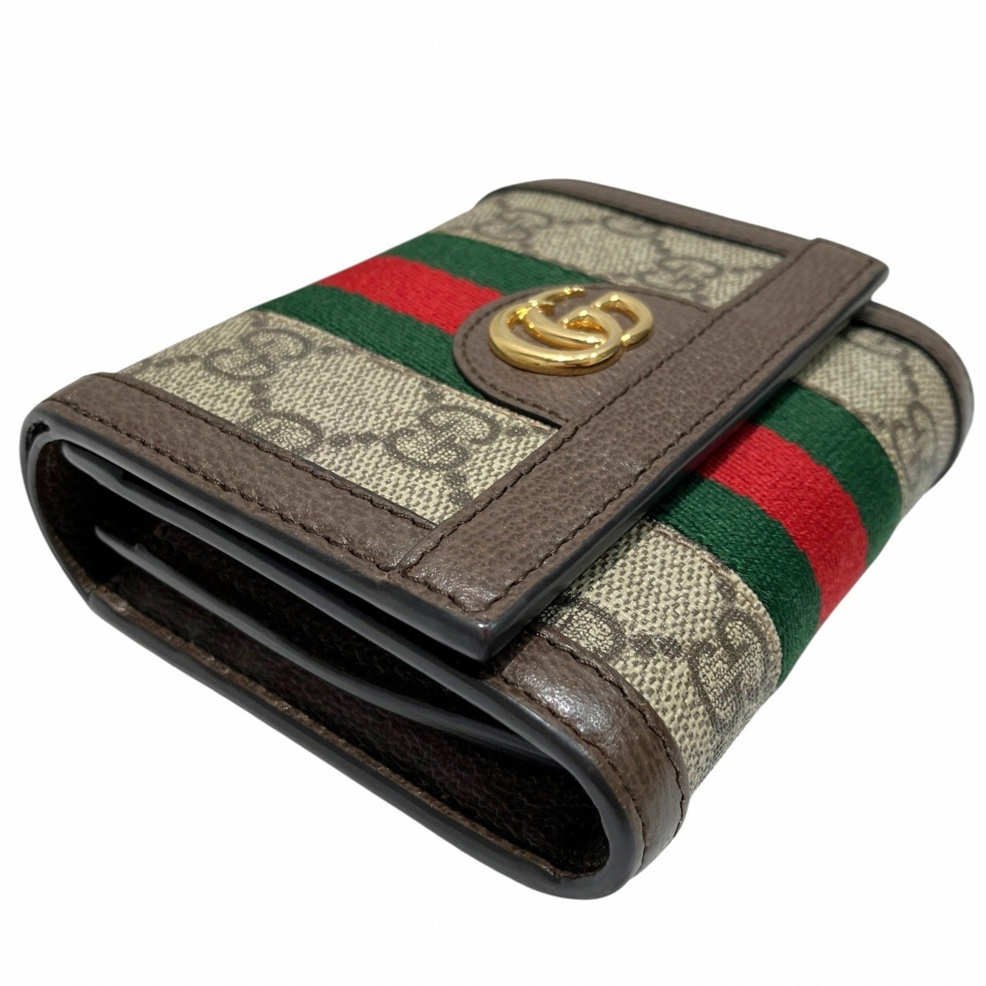 Gucci Brown Pvc Leather Wallet (Bi-Fold) (Pre-Owned)