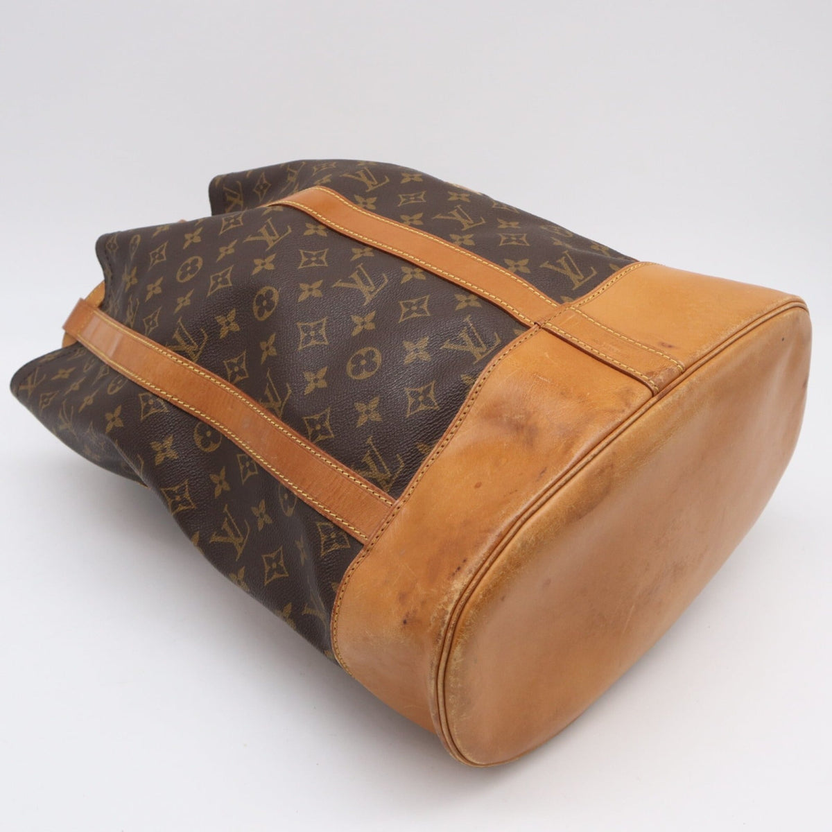 Louis Vuitton Monogram Brown Coated Canvas Leather Shoulder Bag (Pre-Owned)