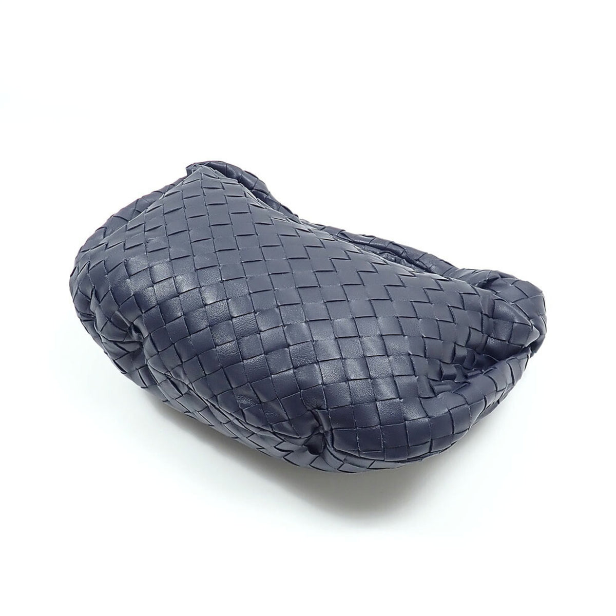 Bottega Veneta Navy Leather Shoulder Bag (Pre-Owned)