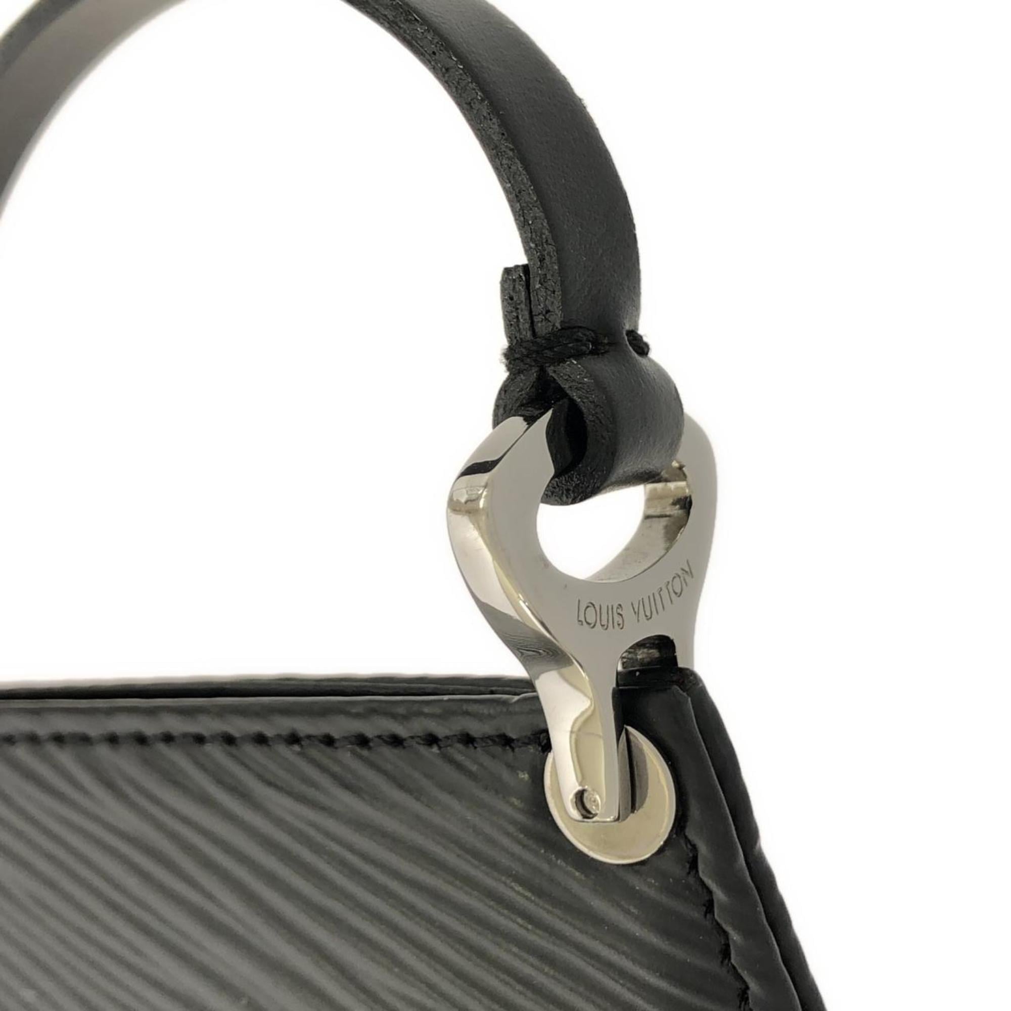 Louis Vuitton Black Leather Pochette Pouch (Pre-Owned)